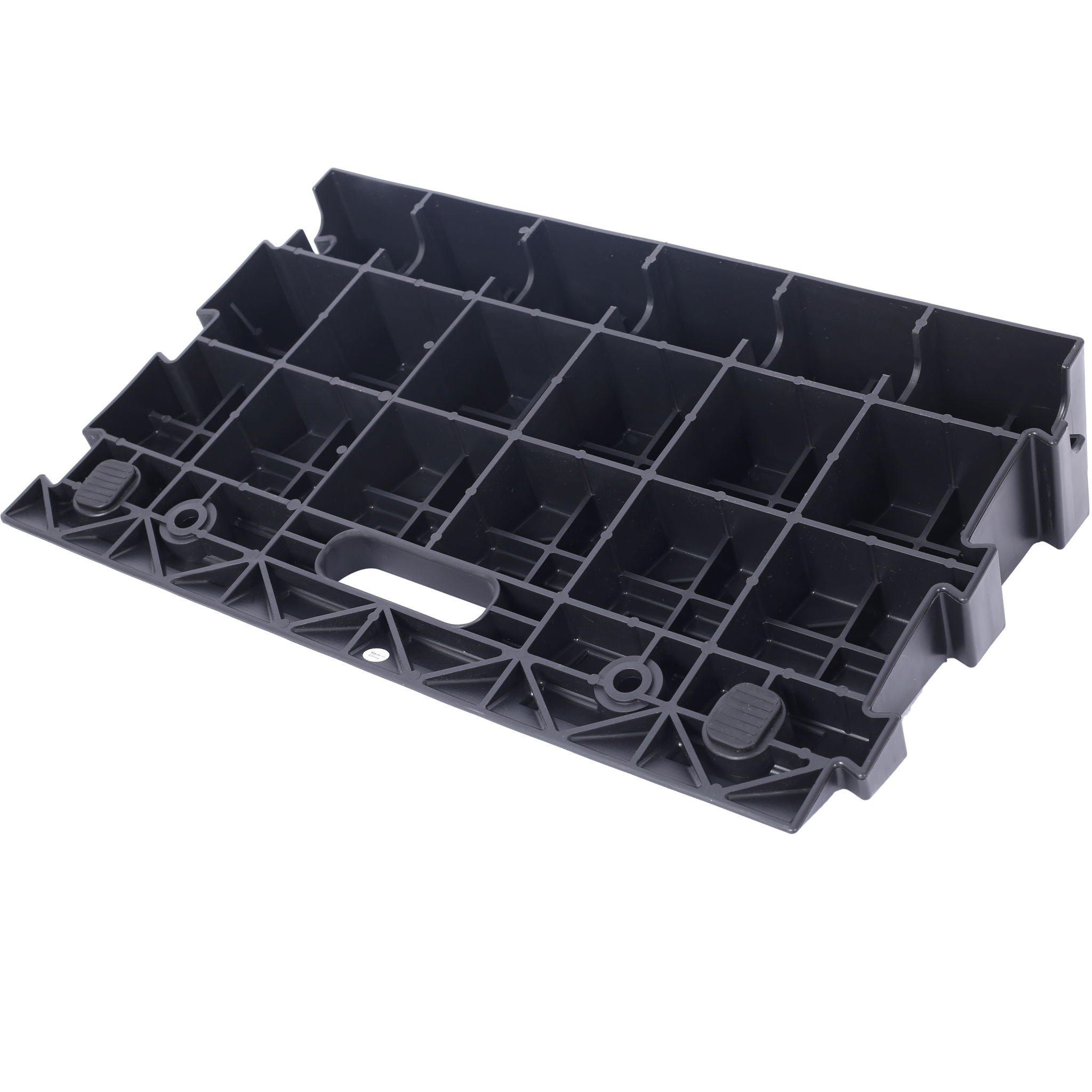 Heavy Duty Plastic 4" High Portable Automotive Curb Ramp For Cars & Wheelchairs Interlocking Design - Black - Best Buy Furniture