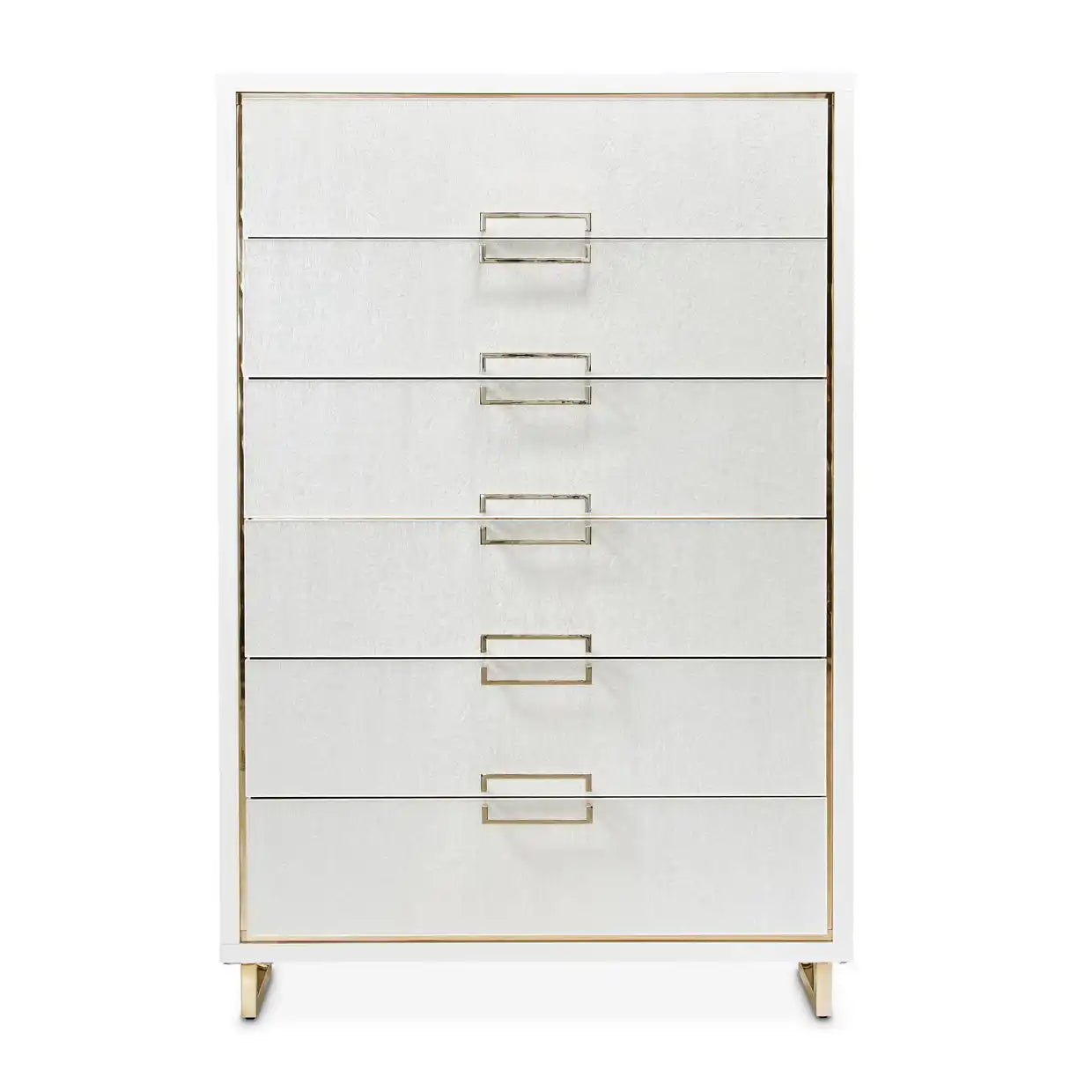 Palm Gate - 6-Drawer Chest - Cloud White - Best Buy Furniture