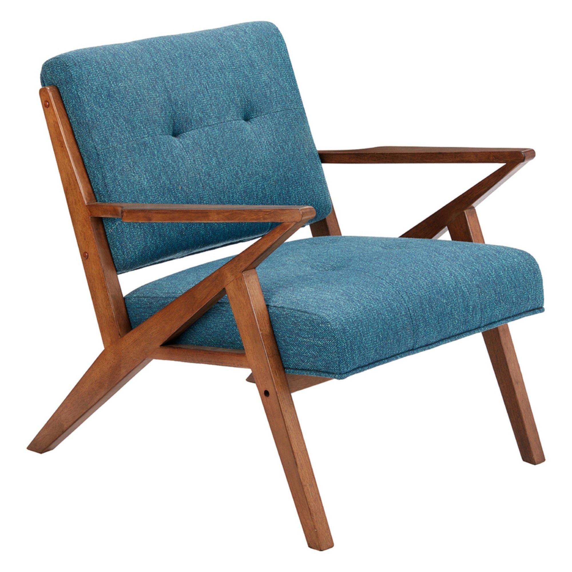 Lounge Chair With Tufted Upholstery And Solid Frame - Best Buy Furniture