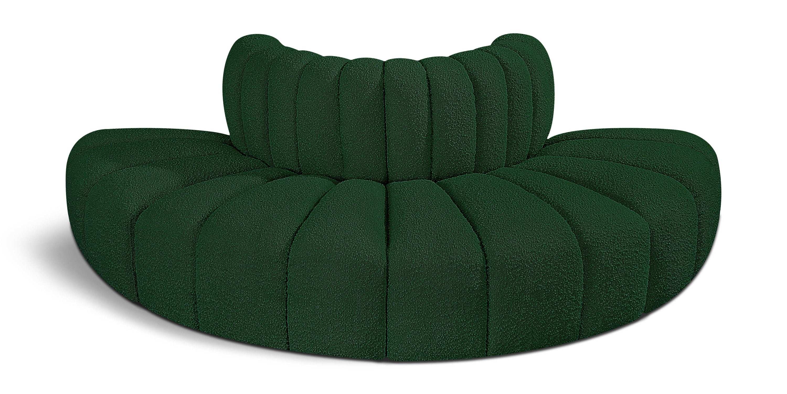 Arc - Boucle Fabric 4 Piece Modular Sofa - Best Buy Furniture