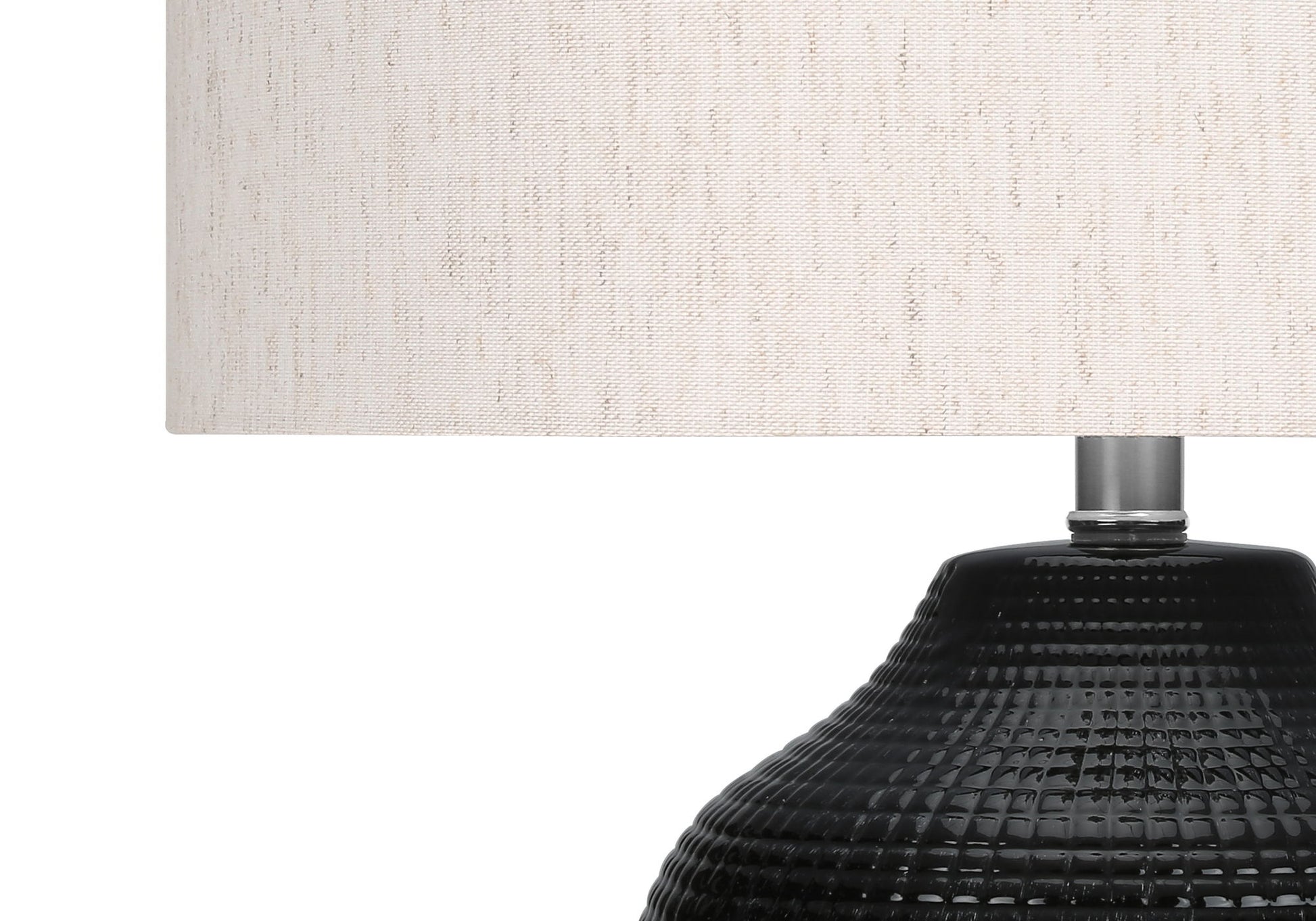 Lighting, Table Lamp, Ceramic, Contemporary - Black / Cream - Best Buy Furniture