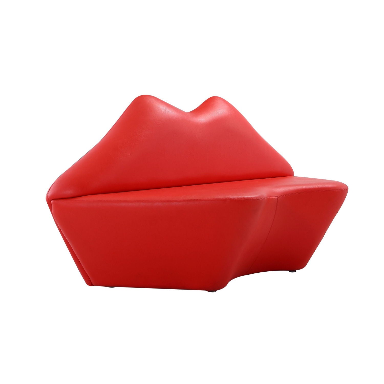 Kiss Loveseat Funky Lip Design - Red