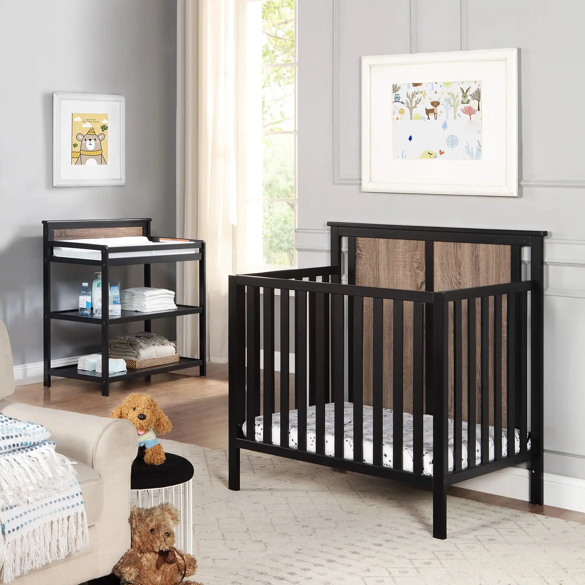 Connelly - Mini Crib With Mattress Pad - Best Buy Furniture