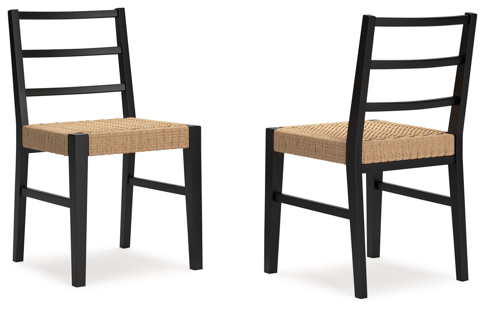 Isanti - Dining Room Side Chair (Set of 2) - Light Brown / Black - Best Buy Furniture