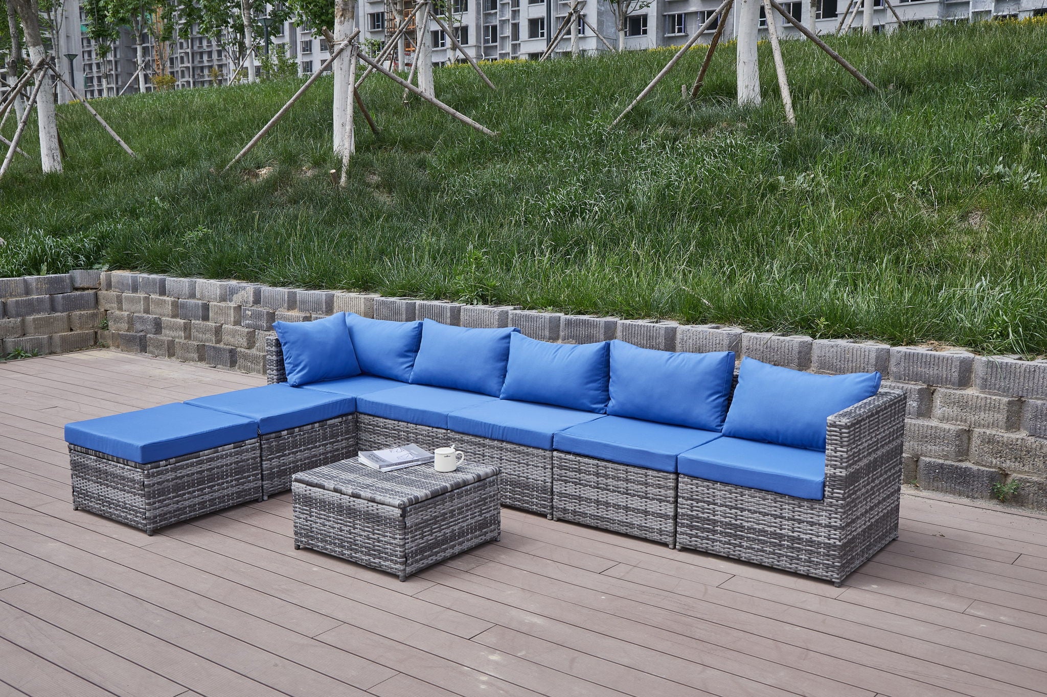 Patio Sofa With Cushions - Best Buy Furniture