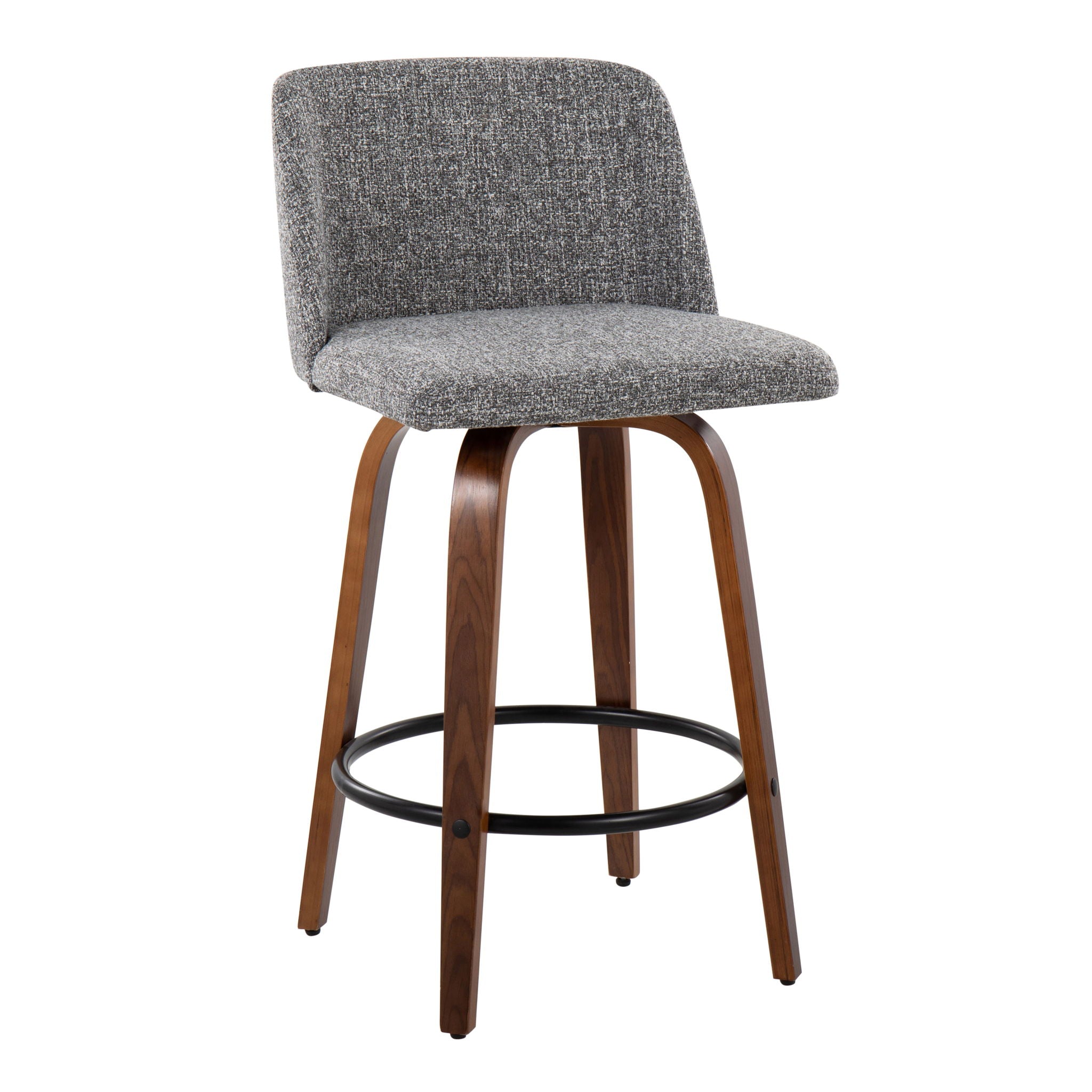 Toriano - Mid Century Modern, Counter Stool (Set of 2) - Best Buy Furniture