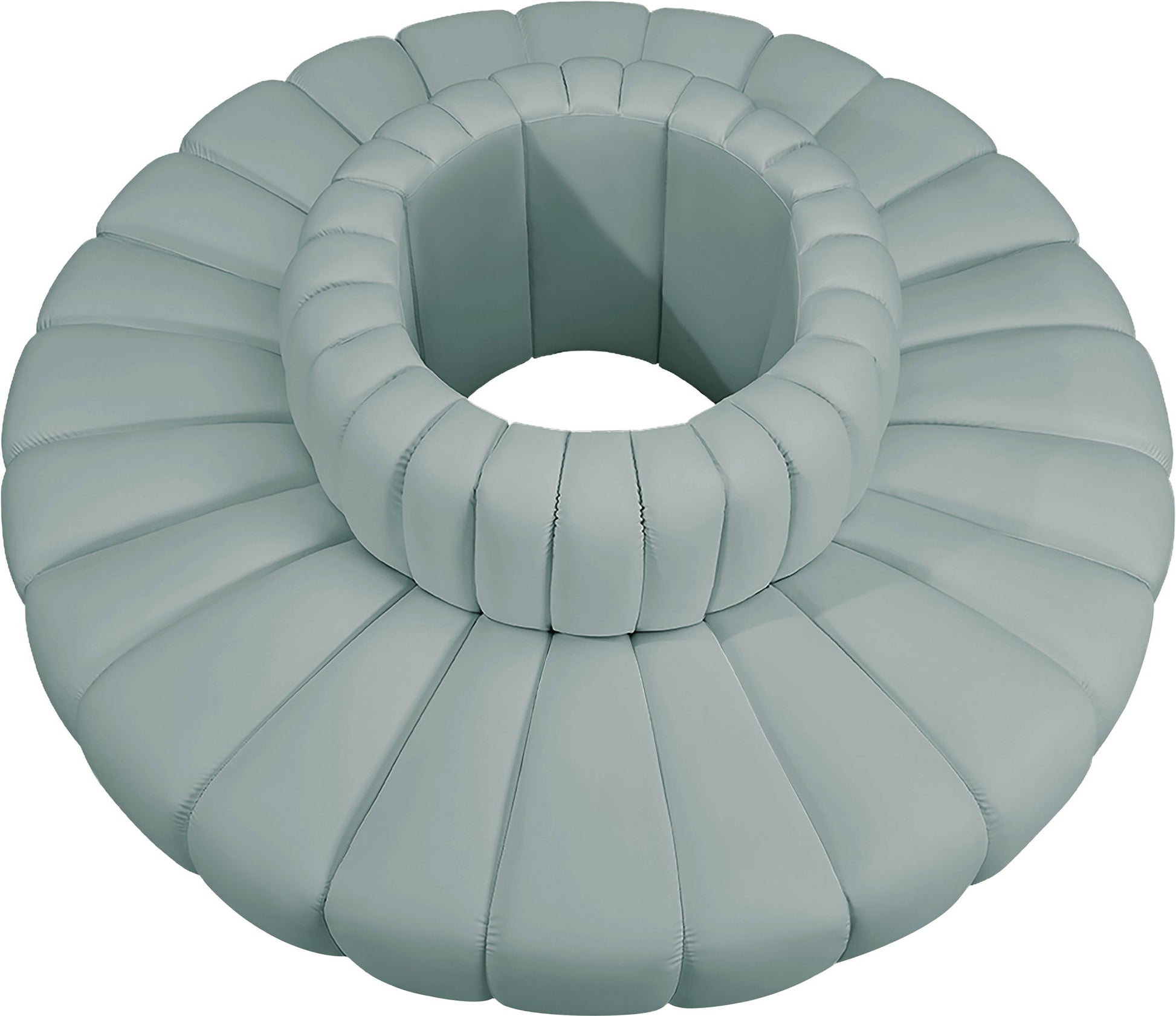 Arc - Faux Leather 8 Piece Round Modular Sofa - Best Buy Furniture