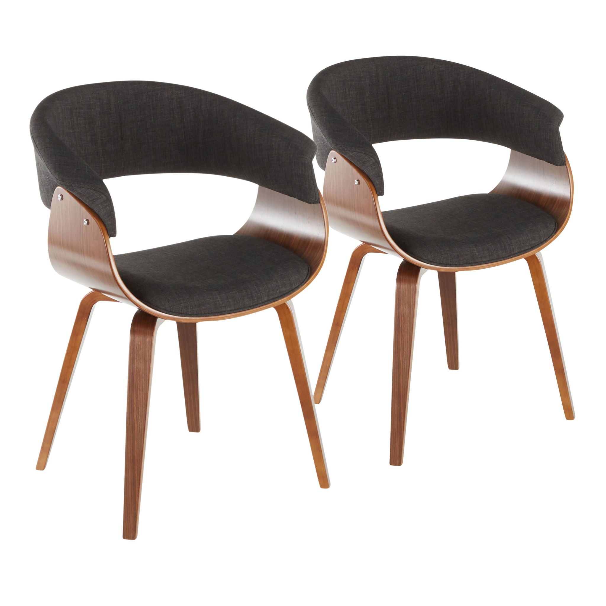 Vintage Mod - Mid Century Modern Dining Chair (Set of 2) - Best Buy Furniture
