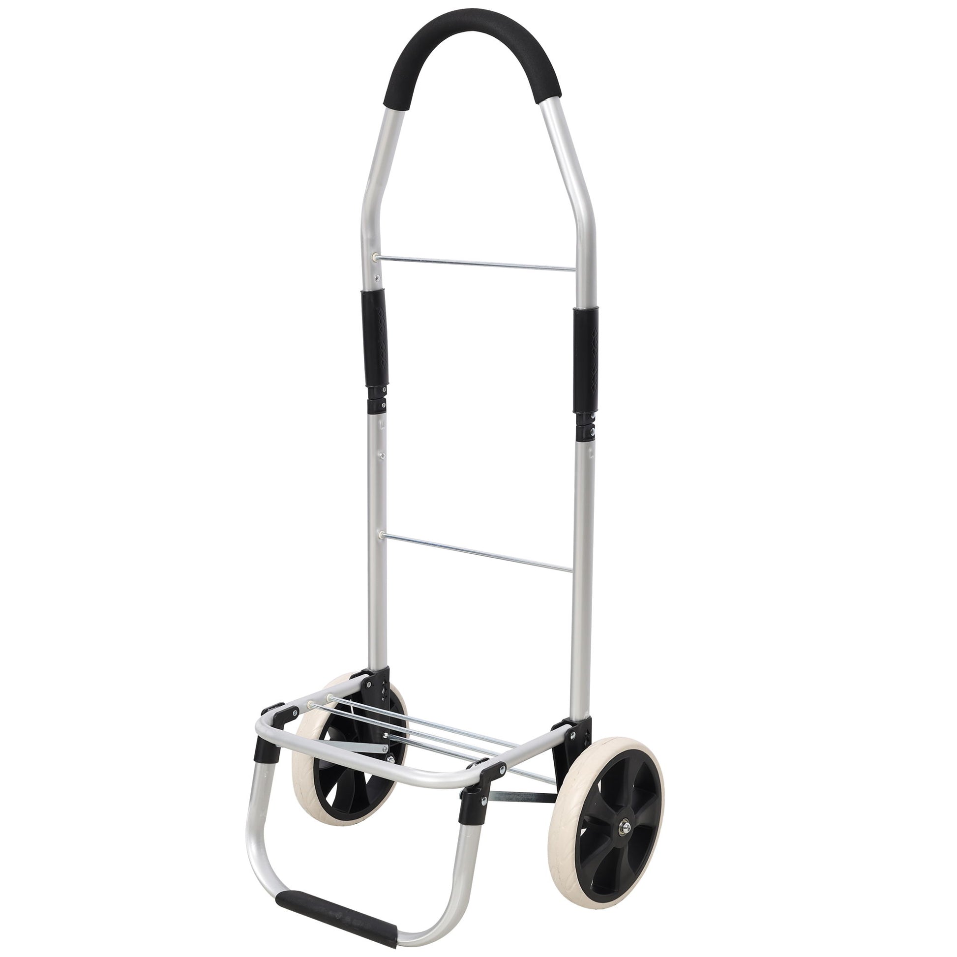 Foldable Shopping Trolley With Wheels And Removable Waterproof Bag - Black - Best Buy Furniture