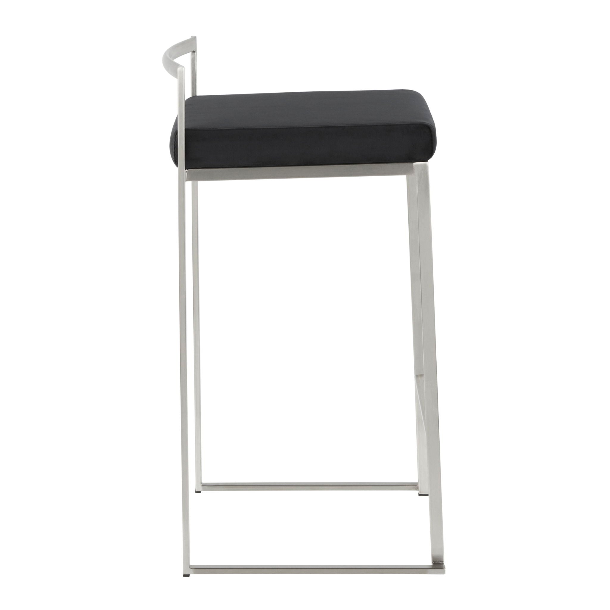 Fuji - Contemporary Elegant Stackable Counter Stool Set - Best Buy Furniture