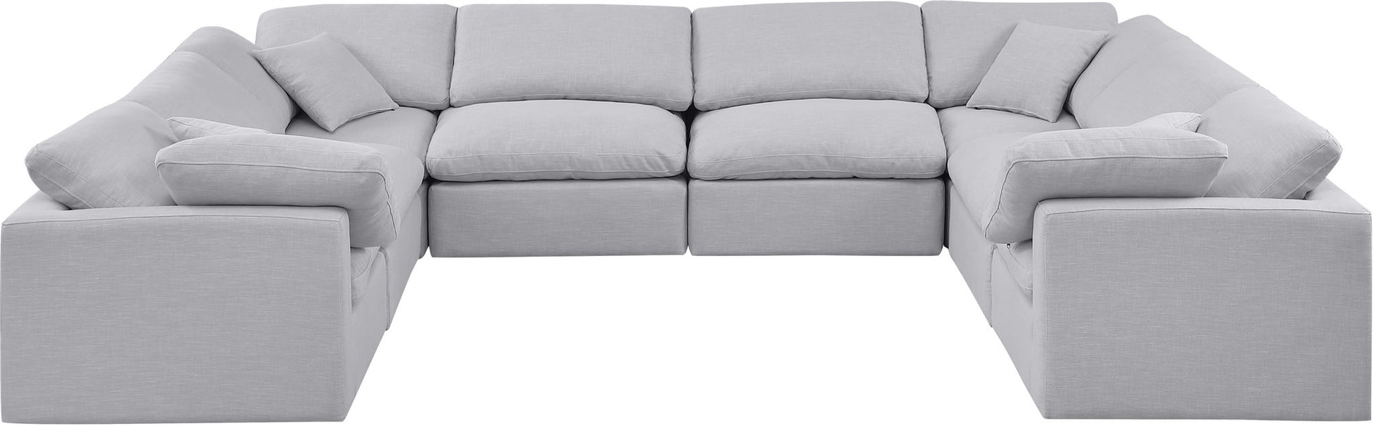 Indulge - Linen 8 Piece Modular Sectional - Best Buy Furniture