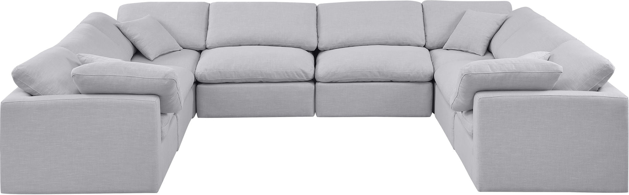 Indulge - Linen 8 Piece Modular Sectional - Best Buy Furniture