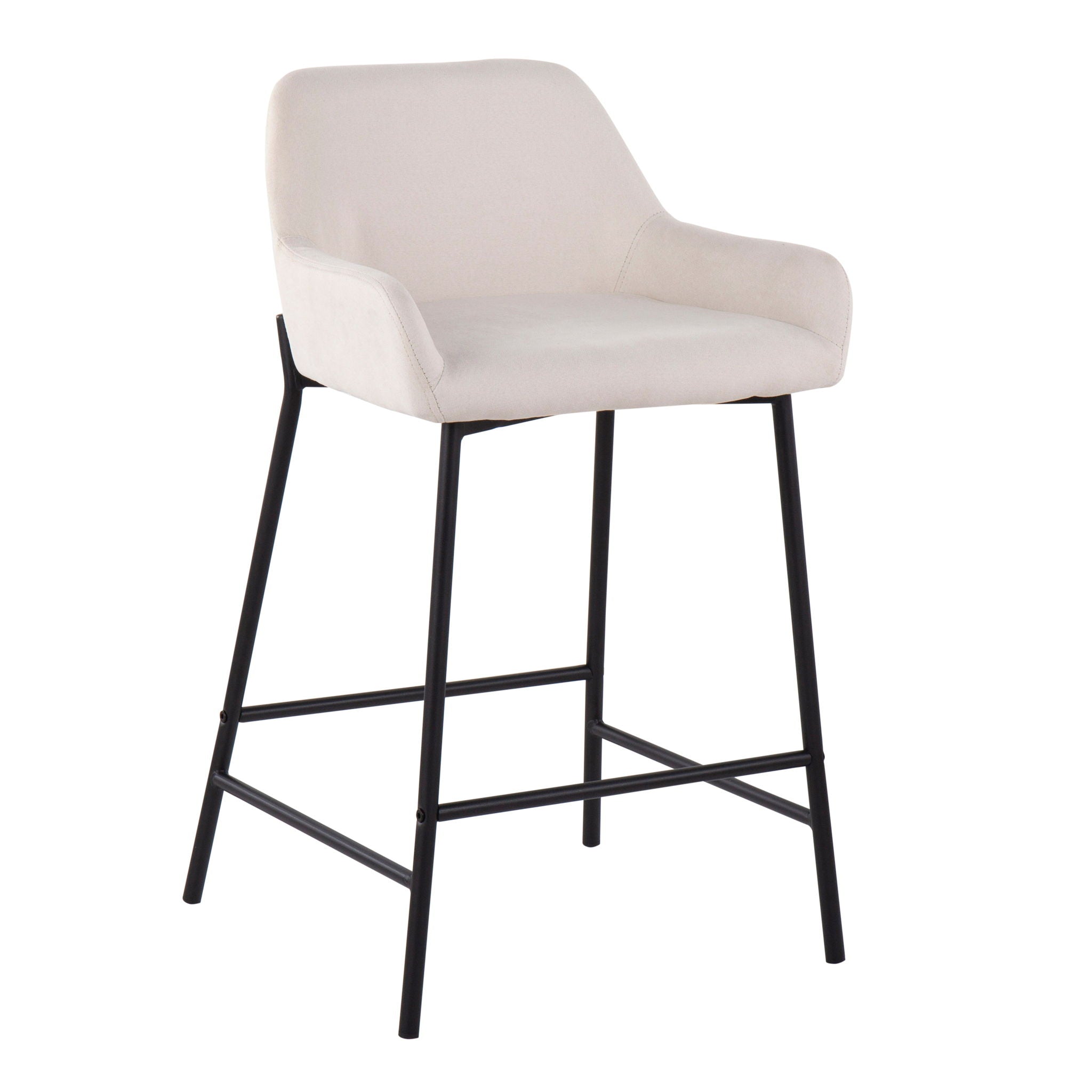 Daniella - Industrial Fixed Height Counter Stool (Set of 2) - Best Buy Furniture