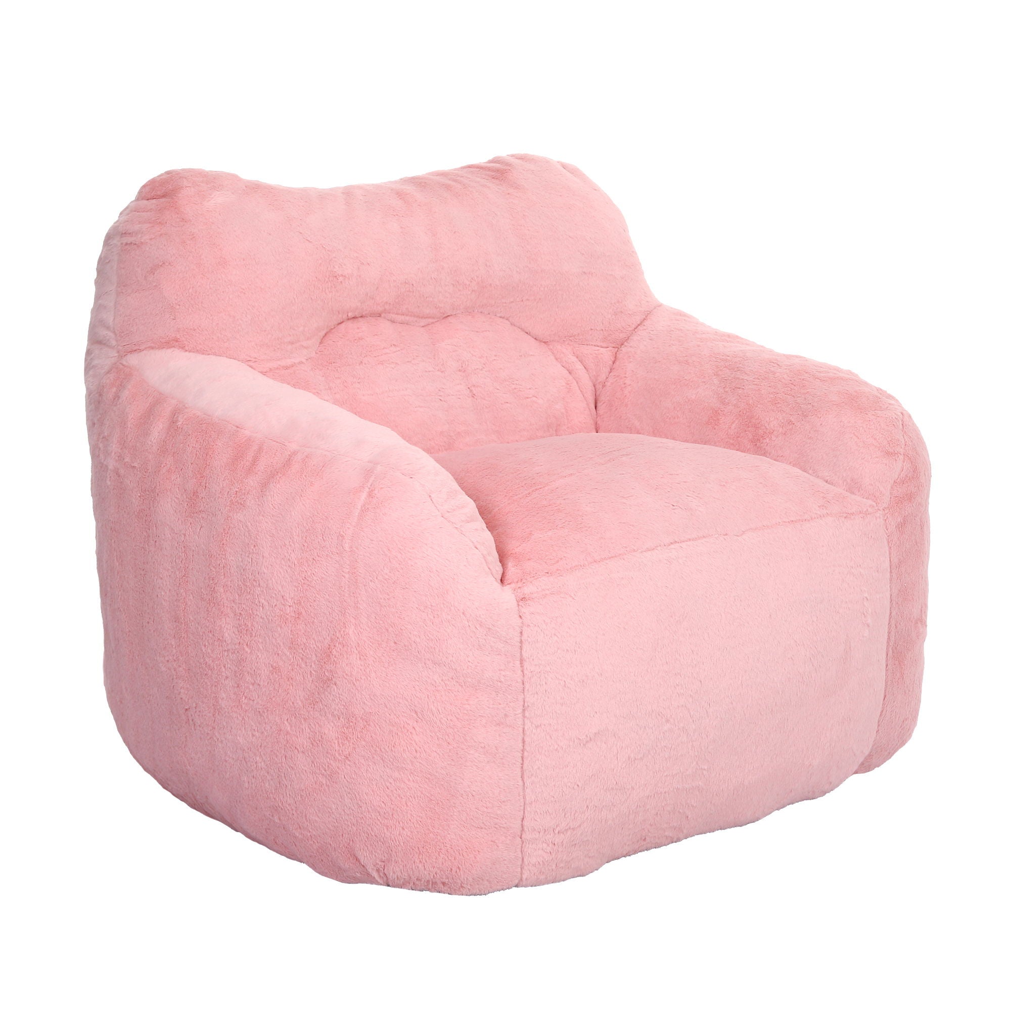 Beanbag Sofa Chair With Armrests Stuffed High Density Foam - Best Buy Furniture