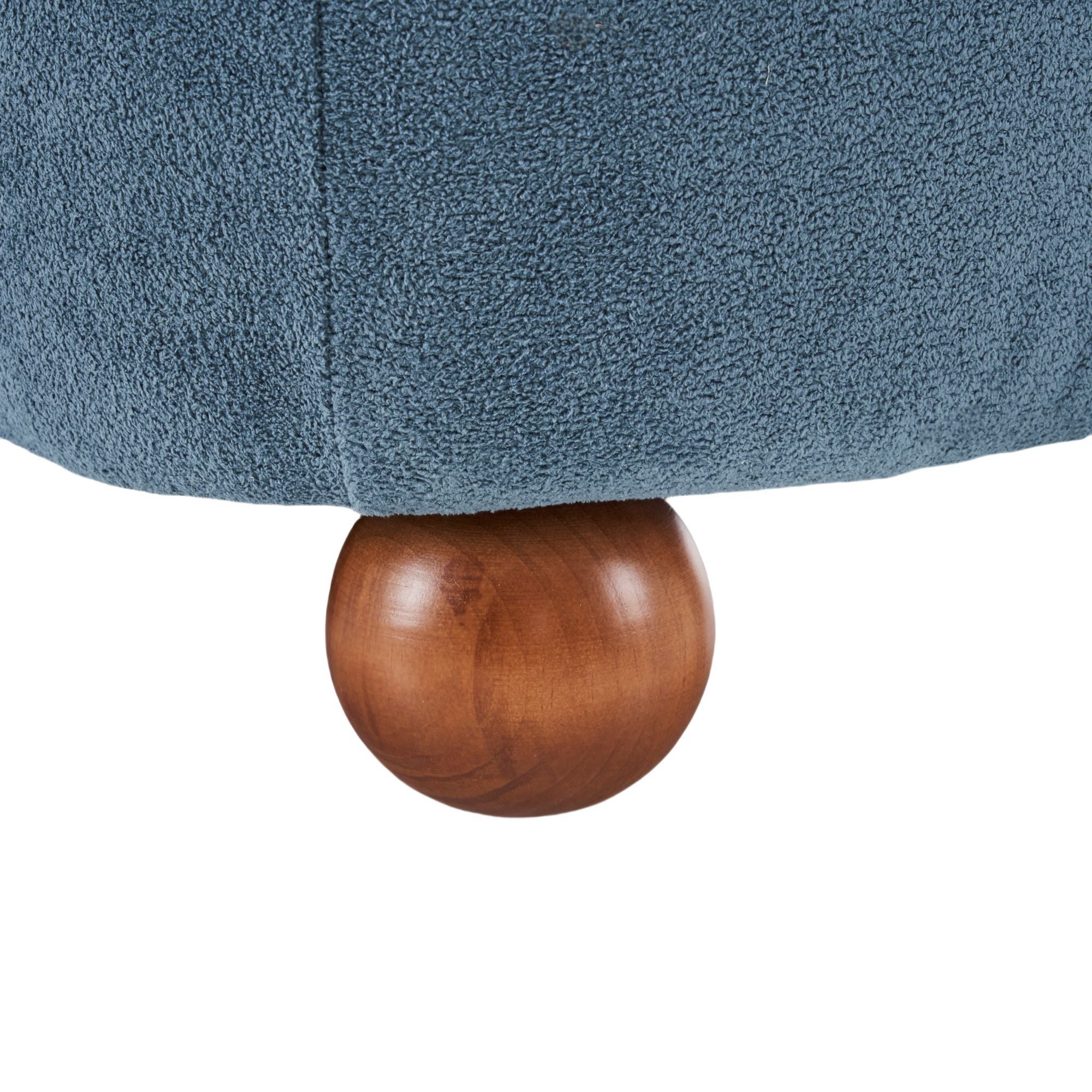 Modern Low Back Accent Upholstered Armless Living Room Chairs, Round Feet - Best Buy Furniture