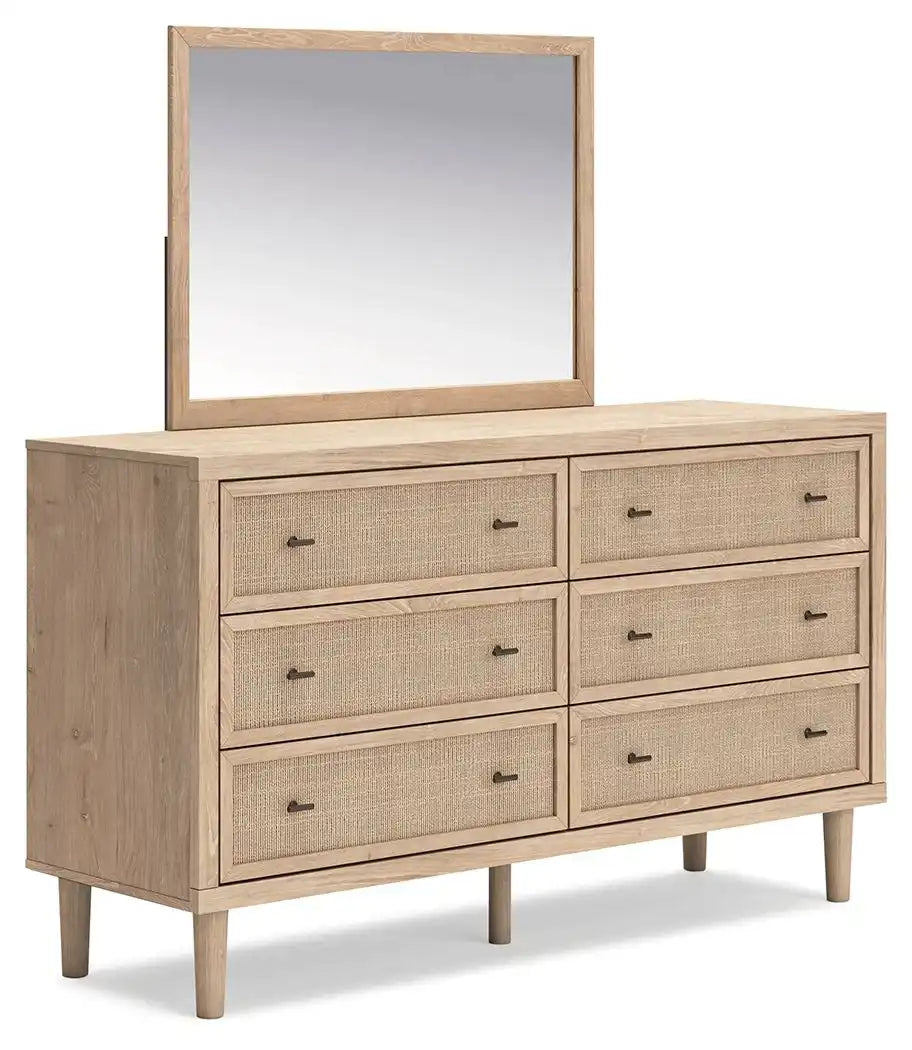 Cielden - Dresser And Mirror - Two-Tone - Best Buy Furniture