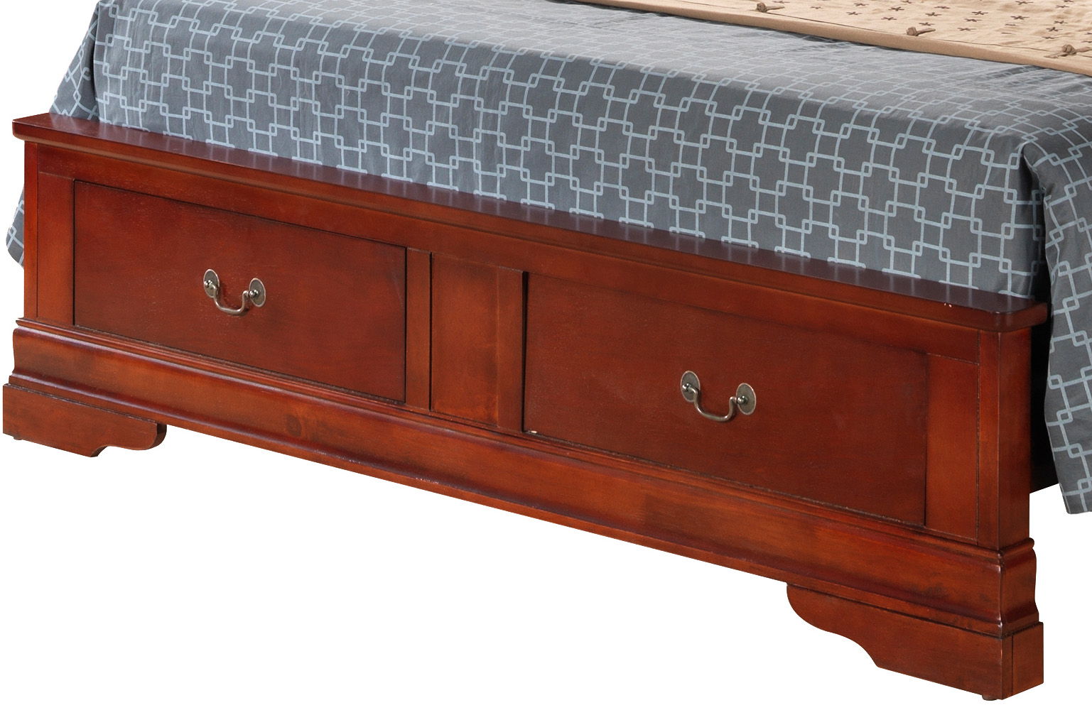 Louis Phillipe - Storage Bed - Best Buy Furniture