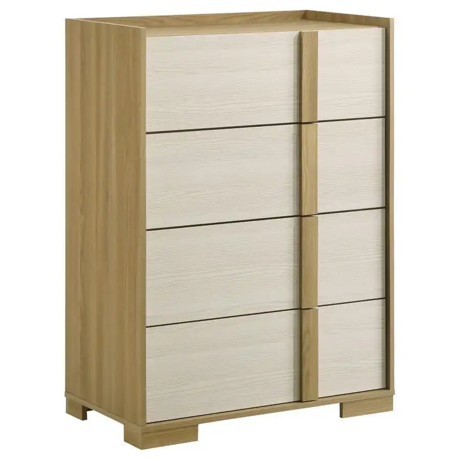 Hyland - 4-Drawer Chest of Drawers - Natural - Best Buy Furniture