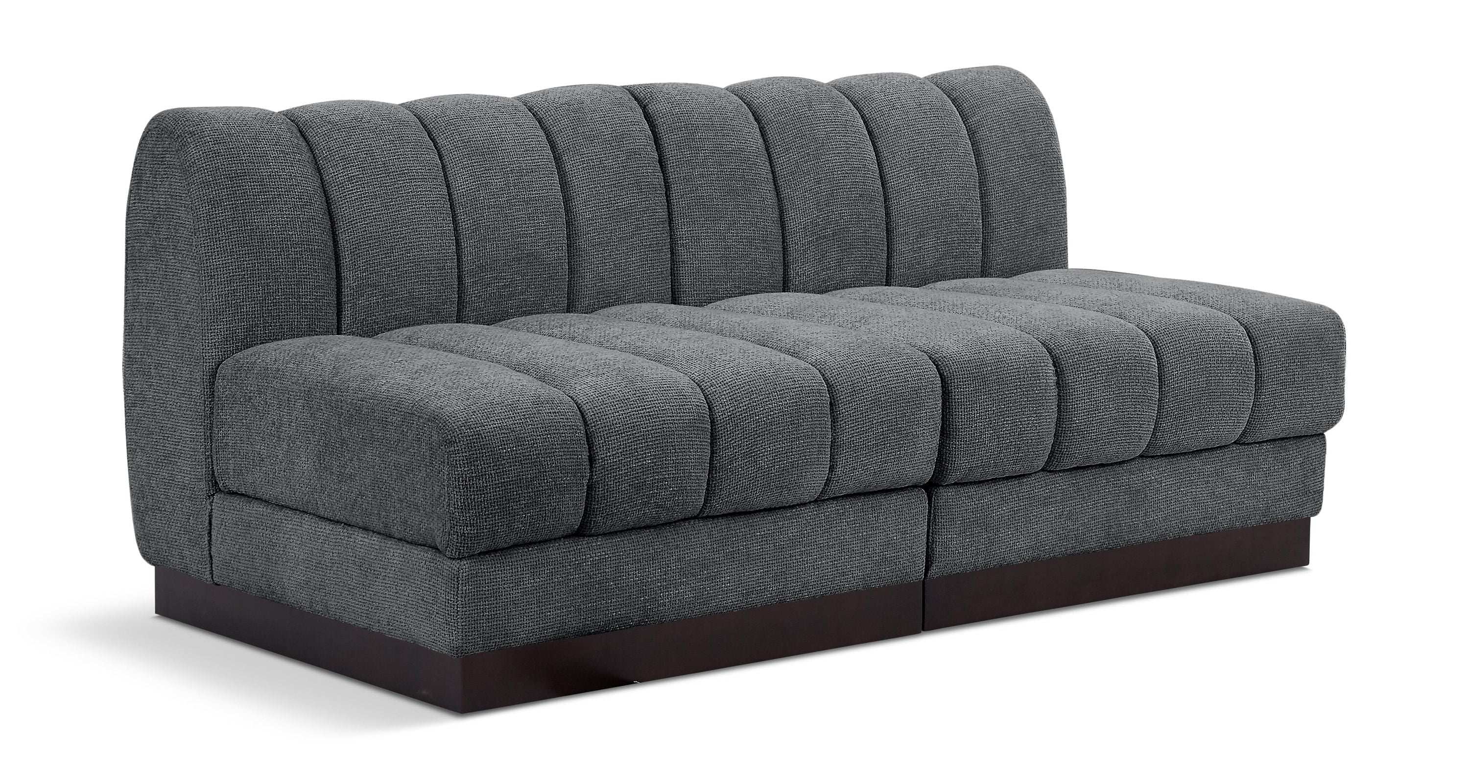 Quinn - 2 Seat Modular Armless Sofa - Best Buy Furniture