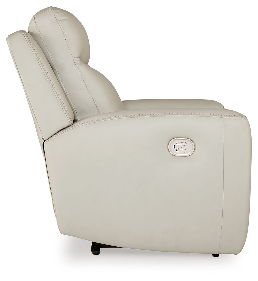 Mindanao - 3 Pc. - Power Reclining Sofa, Power Reclining Loveseat With Console, Power Recliner - Coconut - Best Buy Furniture