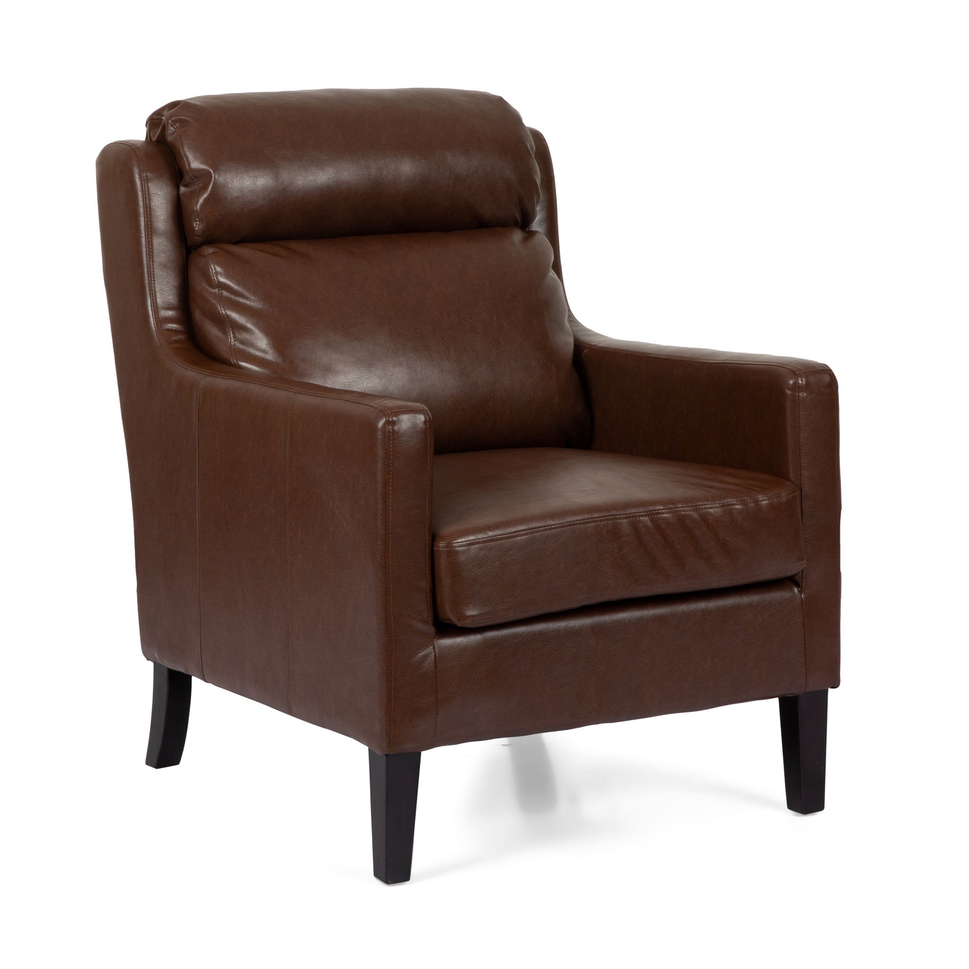 Contemporary Club Chair With Upholstered Fabric And Rubberwood Legs - Best Buy Furniture