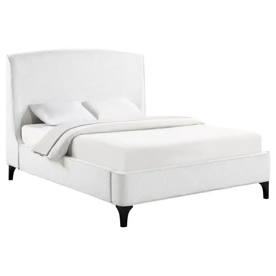 Mosby - Upholstered Wingback Bed - Best Buy Furniture