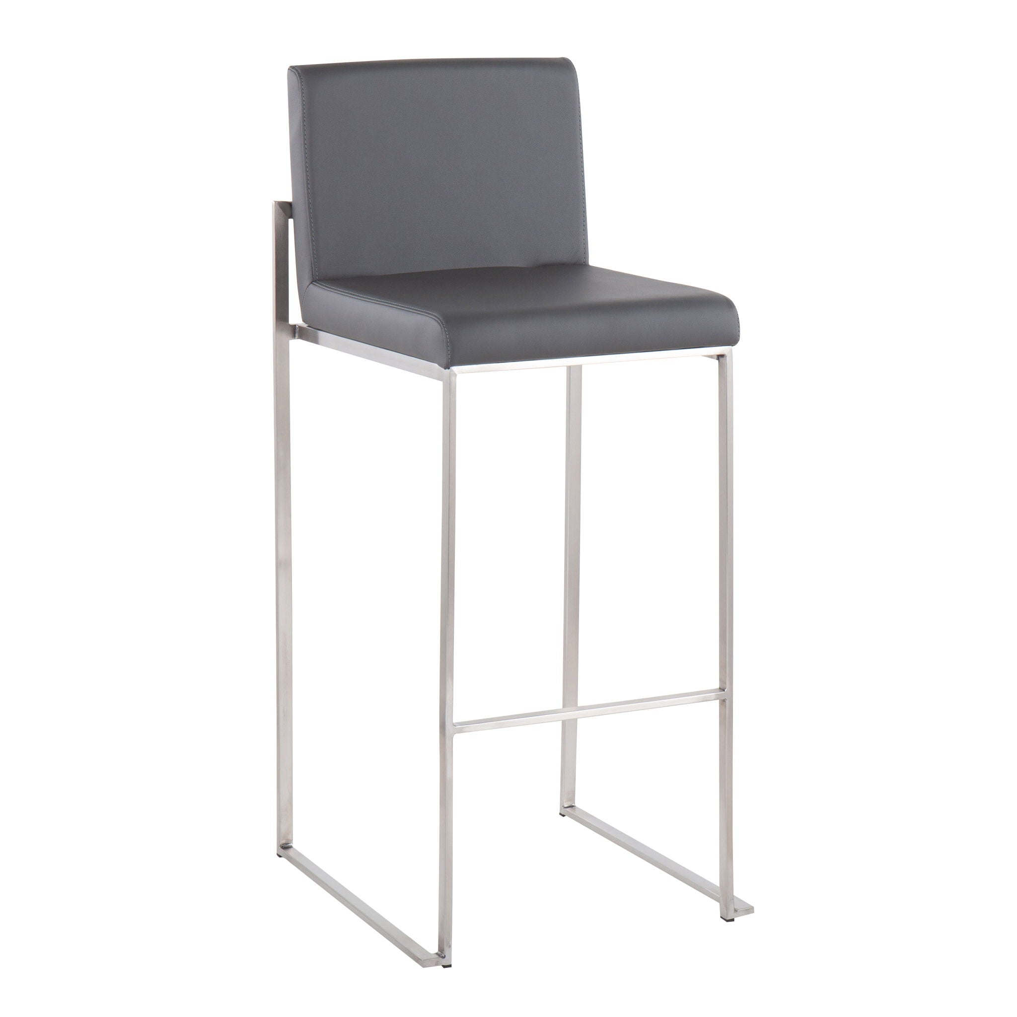 Fuji - Contemporary And Modern Elegance High Back Barstool - Best Buy Furniture