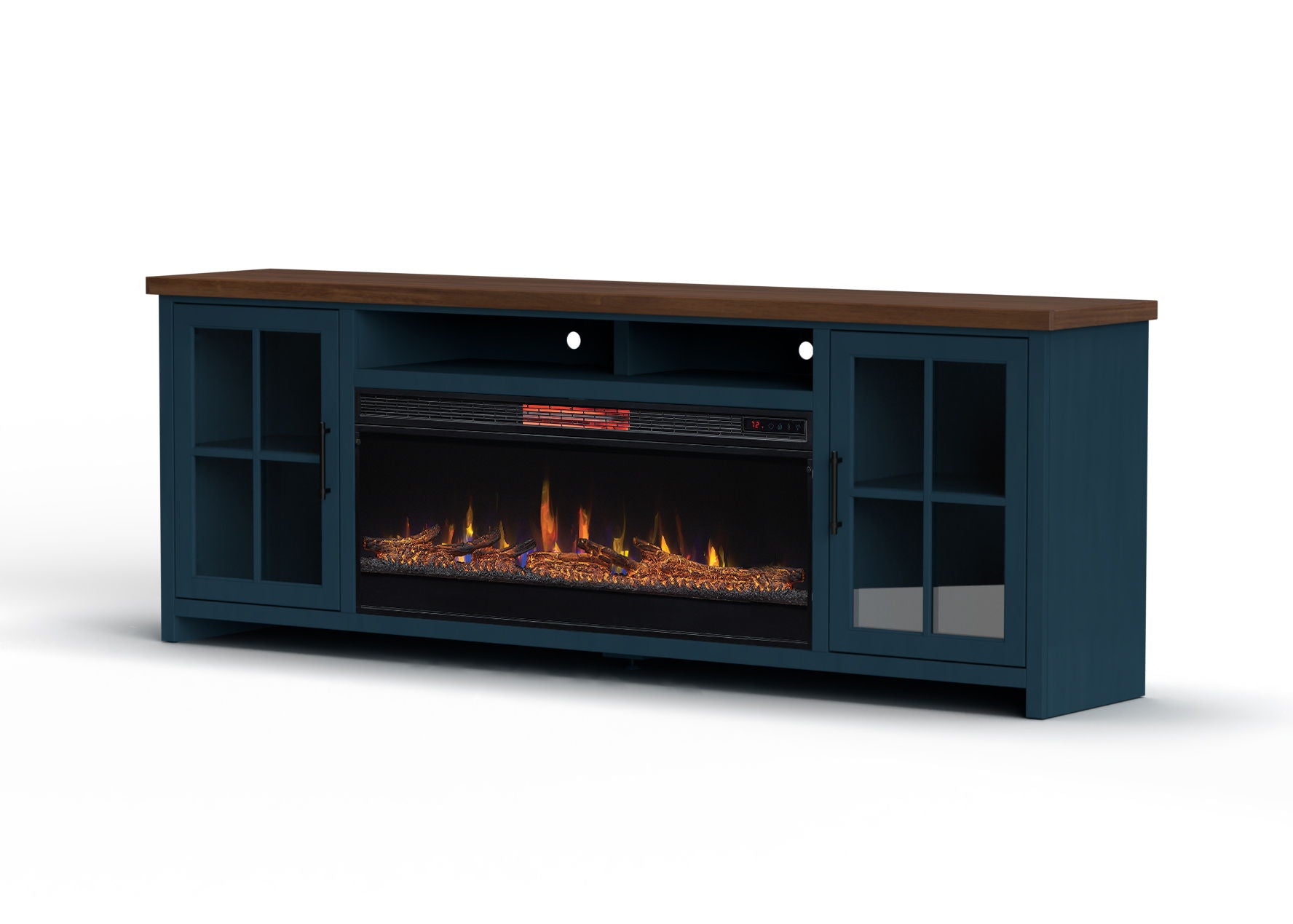 Nantucket - 74" Fireplace TV Stand Console - Best Buy Furniture