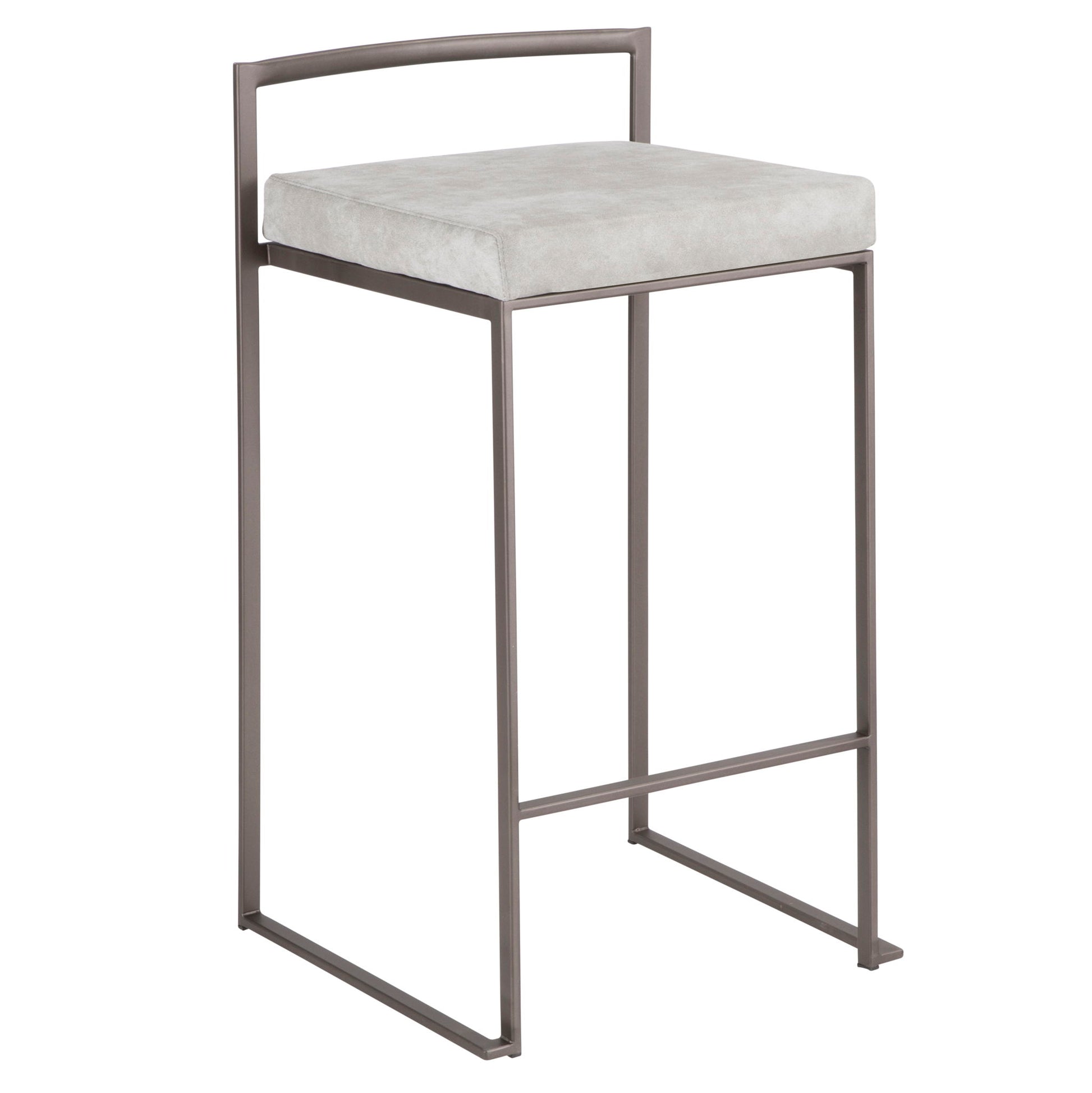 Fuji - Industrial Stackable Counter Stool Elegant Design - Best Buy Furniture