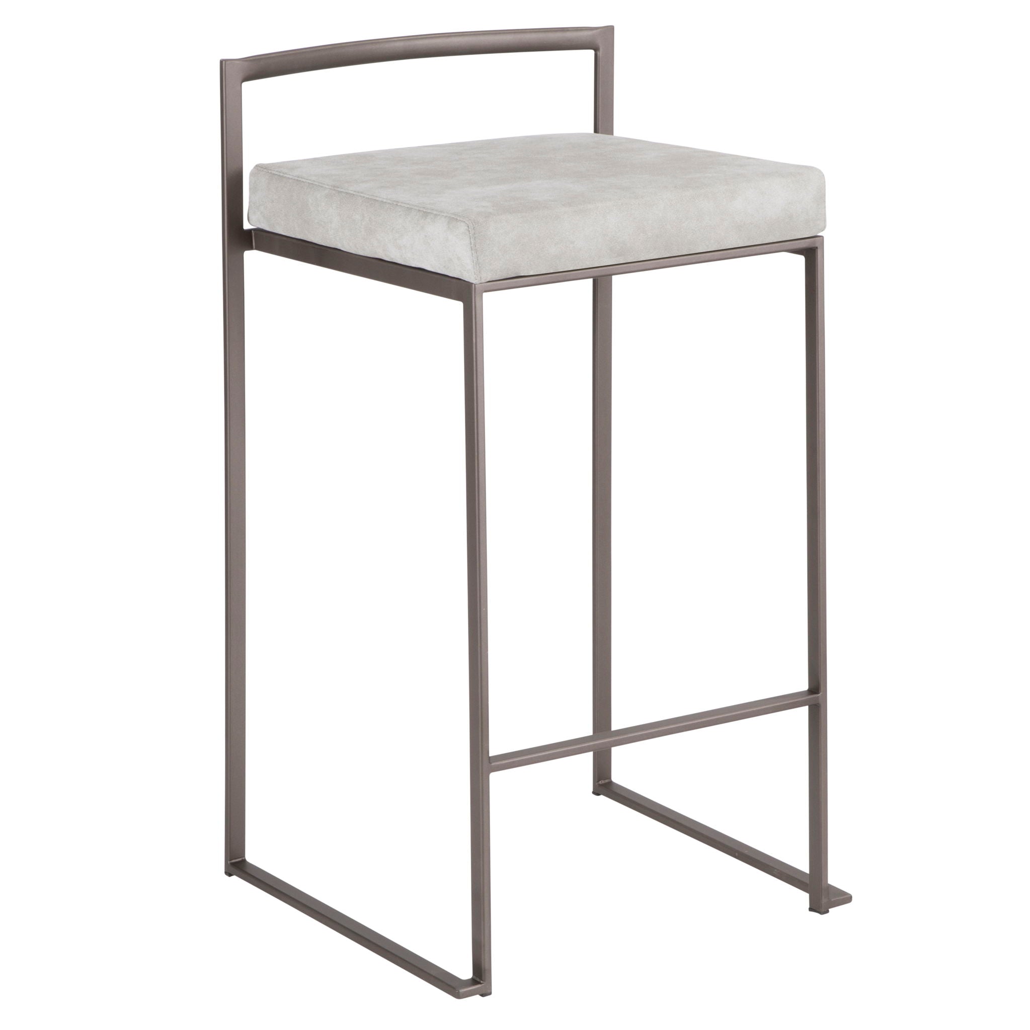 Fuji - Industrial Stackable Counter Stool Elegant Design - Best Buy Furniture