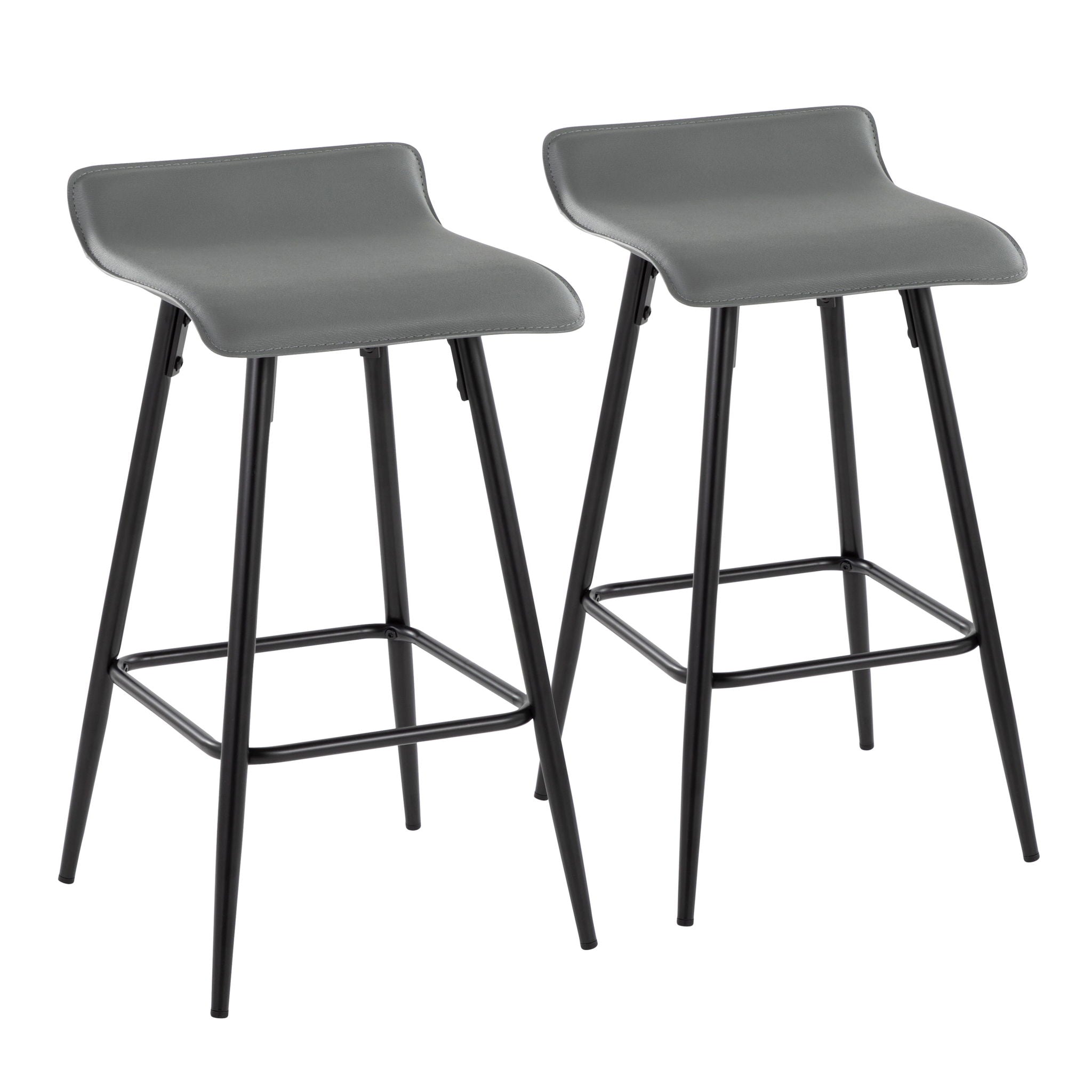Ale - Contemporary Fixed Height Counter Stool (Set of 2) - Best Buy Furniture