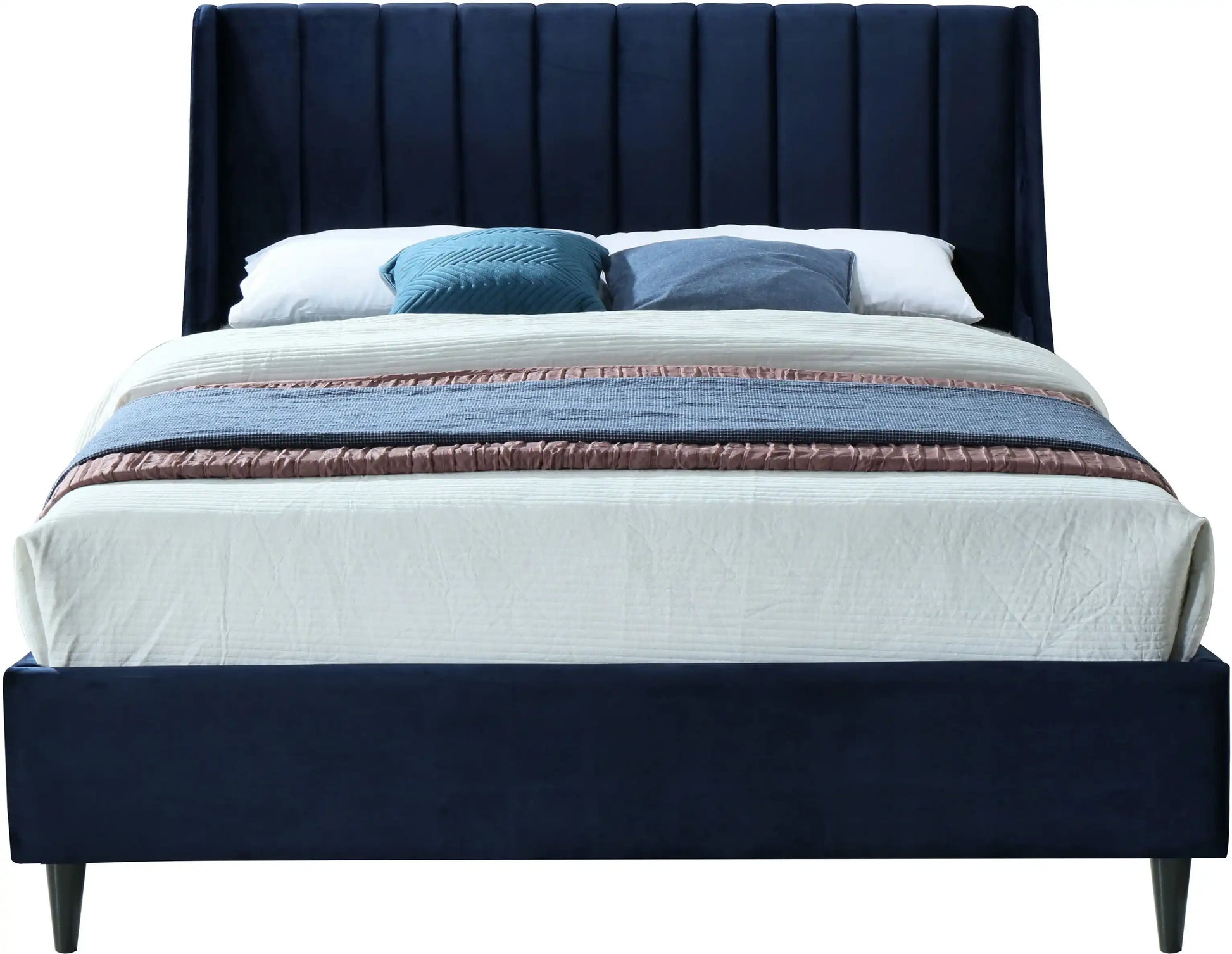Eva - Velvet Bed - Best Buy Furniture