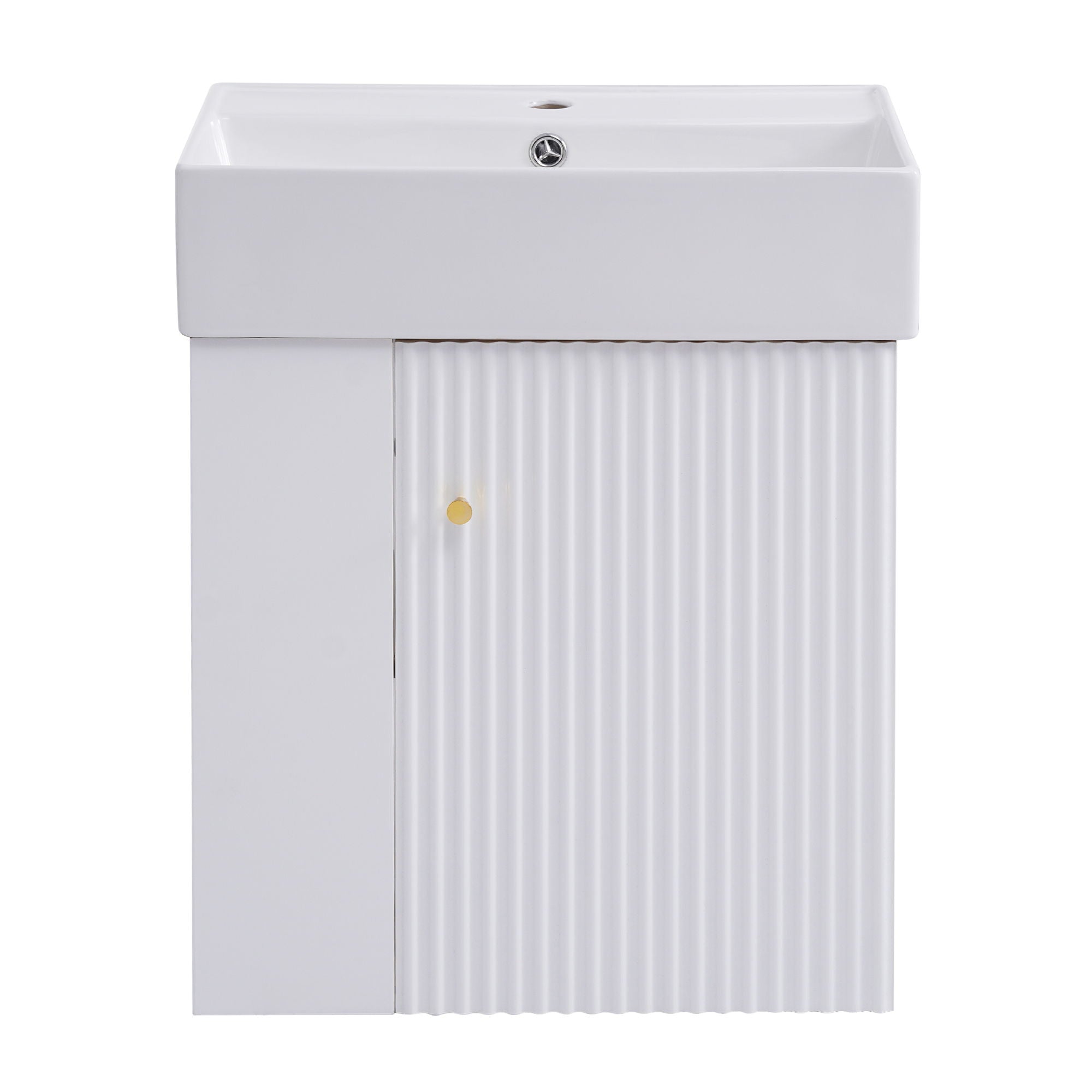 Modern Floating Bathroom Vanity With Ceramic Basin Perfect For Small Bathrooms - Best Buy Furniture
