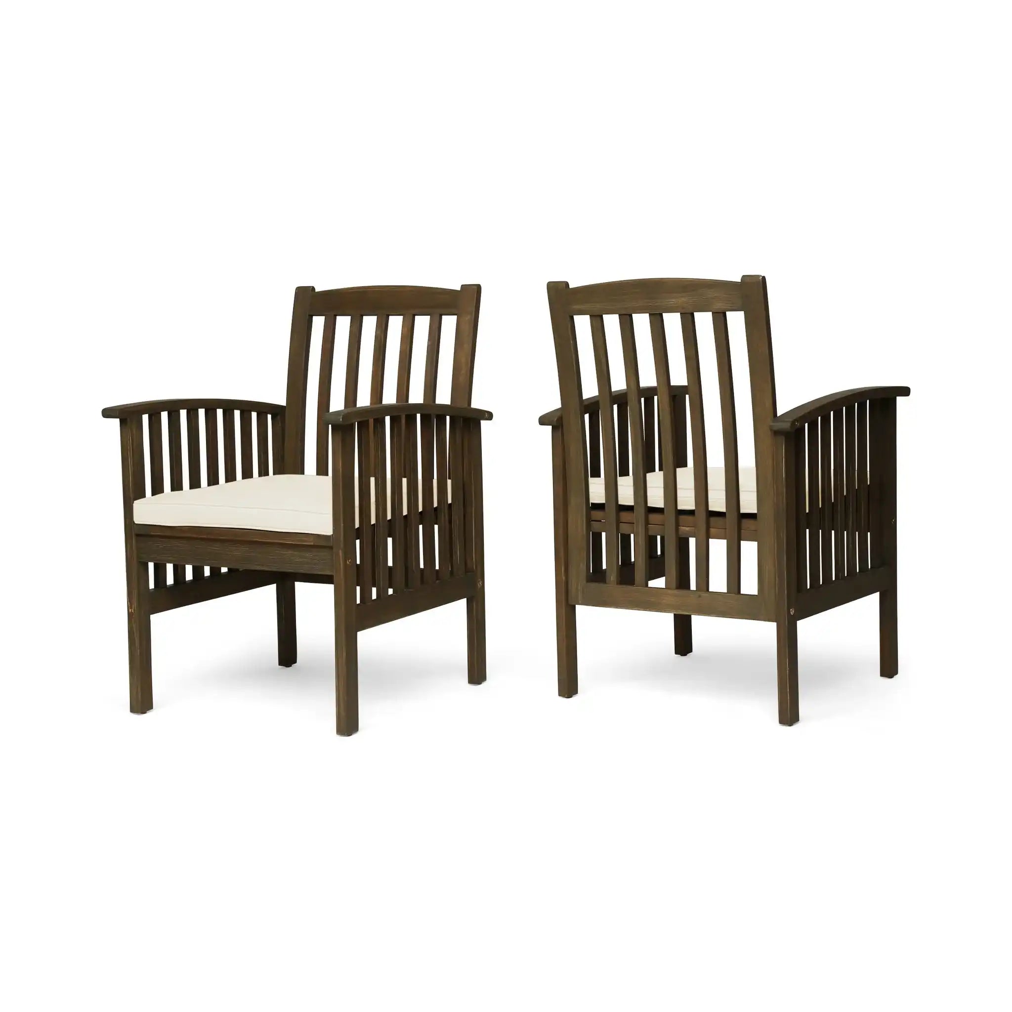 Casa - Acacia Dining Chair Set With Cushions, - Best Buy Furniture
