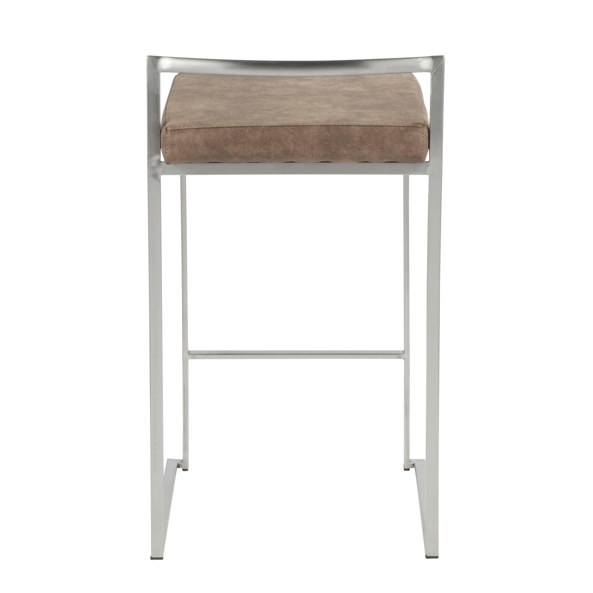 Fuji - Contemporary Elegant Stackable Counter Stool Set - Best Buy Furniture