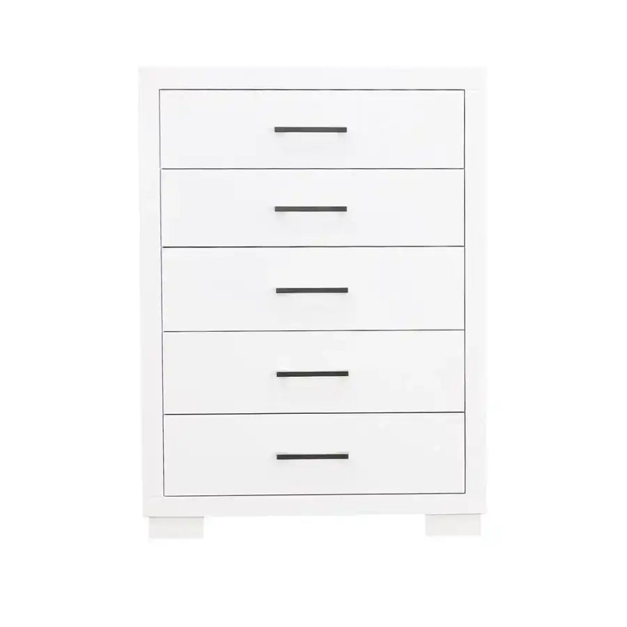 Jessica - 5-Drawer Bedroom Chest - Best Buy Furniture