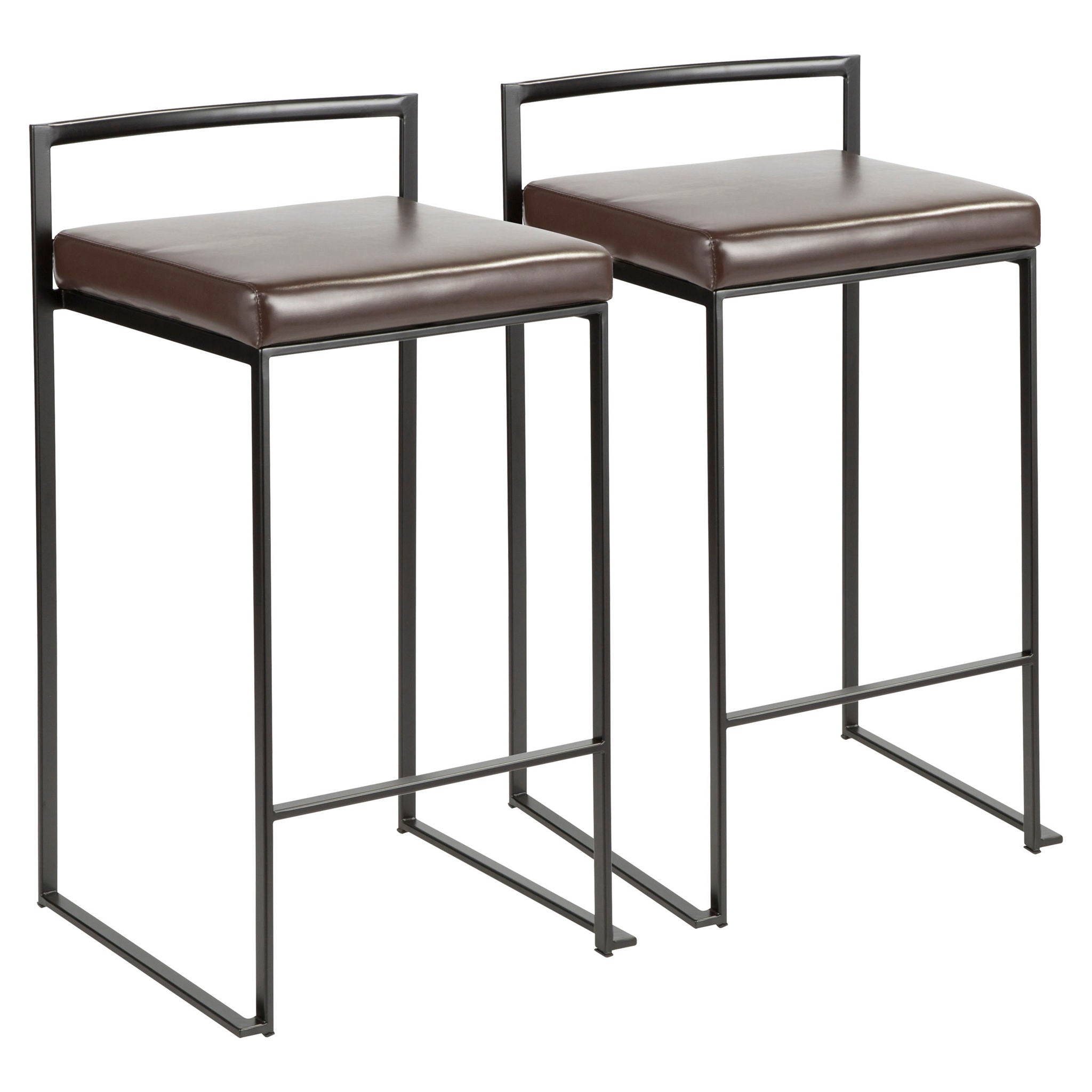 Fuji - Contemporary Style Stackable Counter Stool - Best Buy Furniture