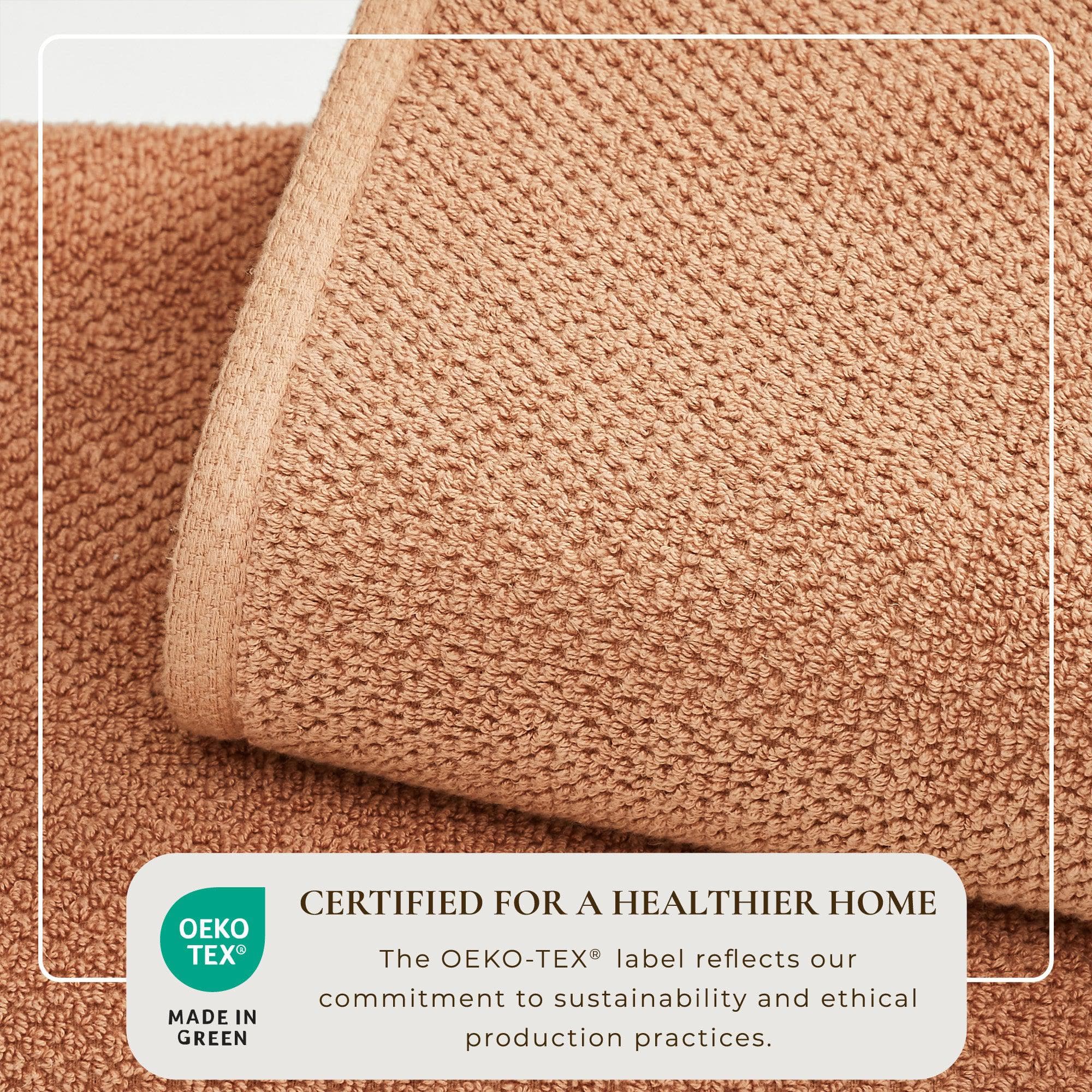 Cotton Textured Bath Towel Set - Acacia Collection - Best Buy Furniture