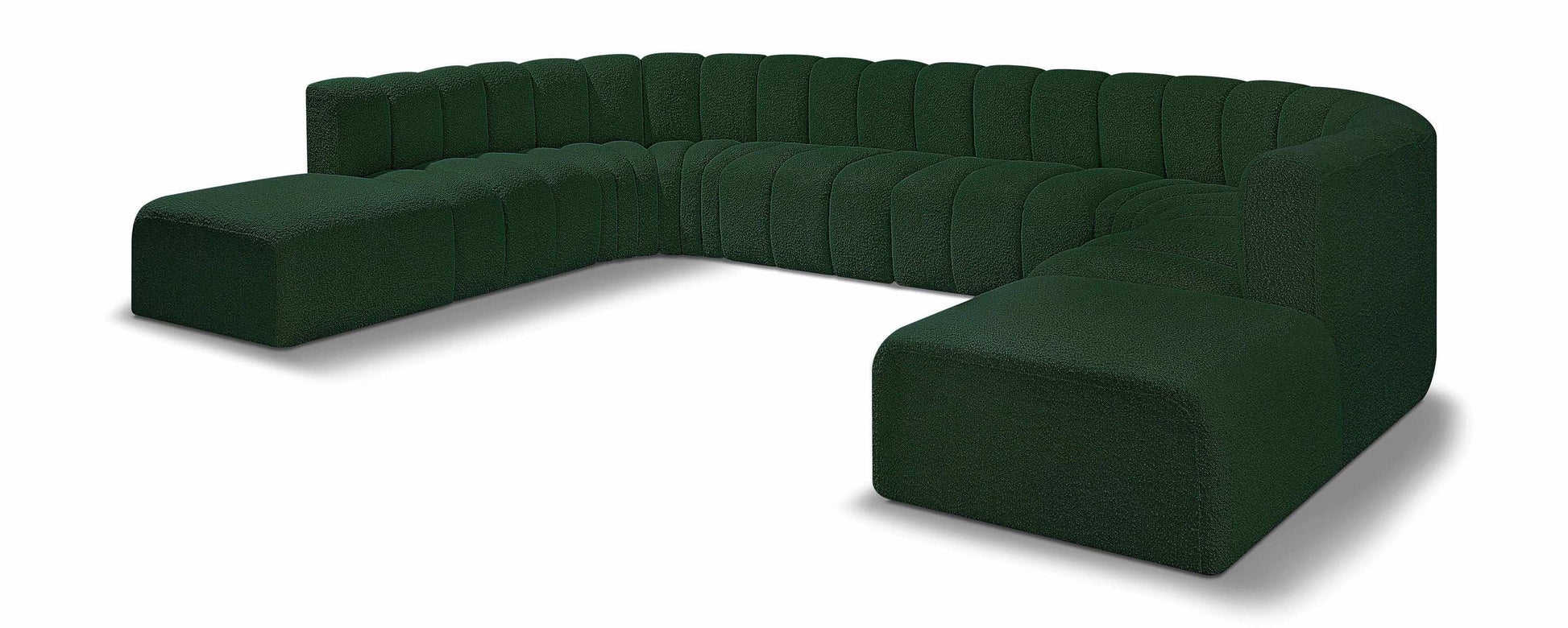 Arc - Boucle Fabric Modular Sectional - Best Buy Furniture