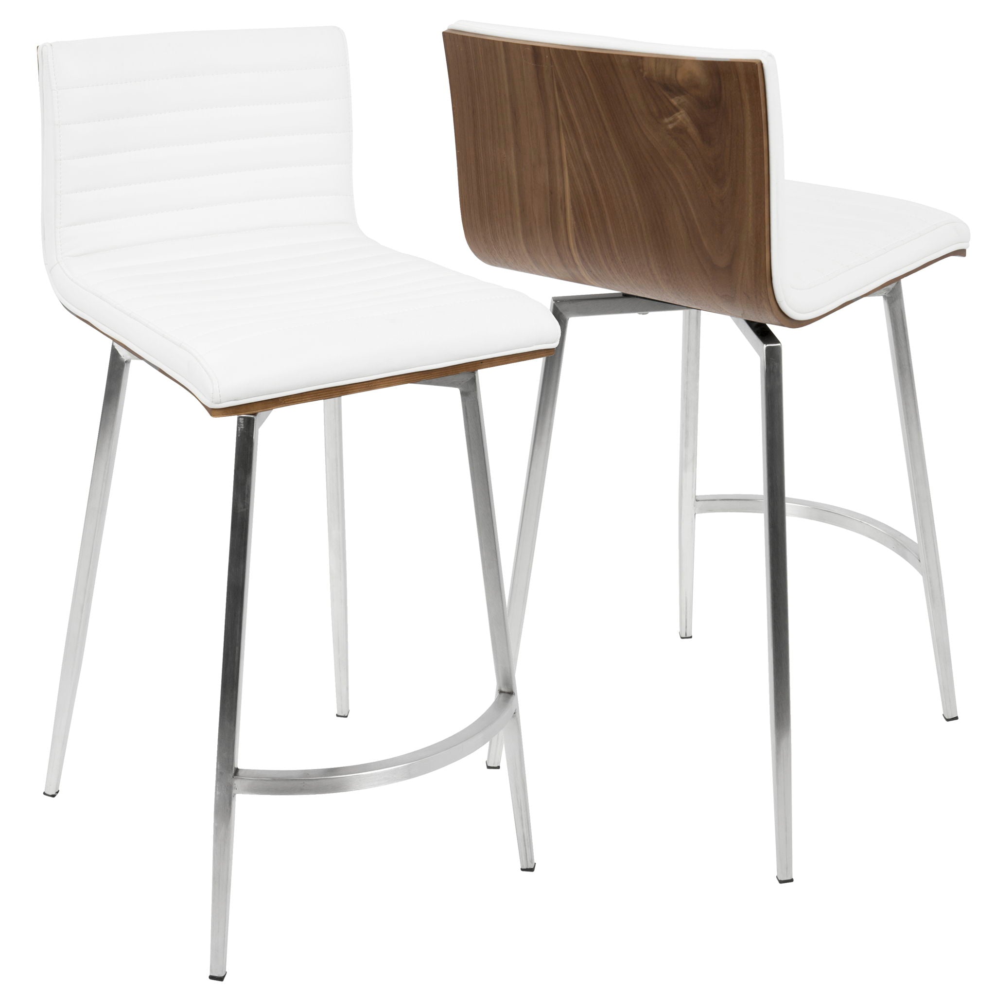 Mason - Contemporary Swivel Counter Stool (Set of 2) - Best Buy Furniture