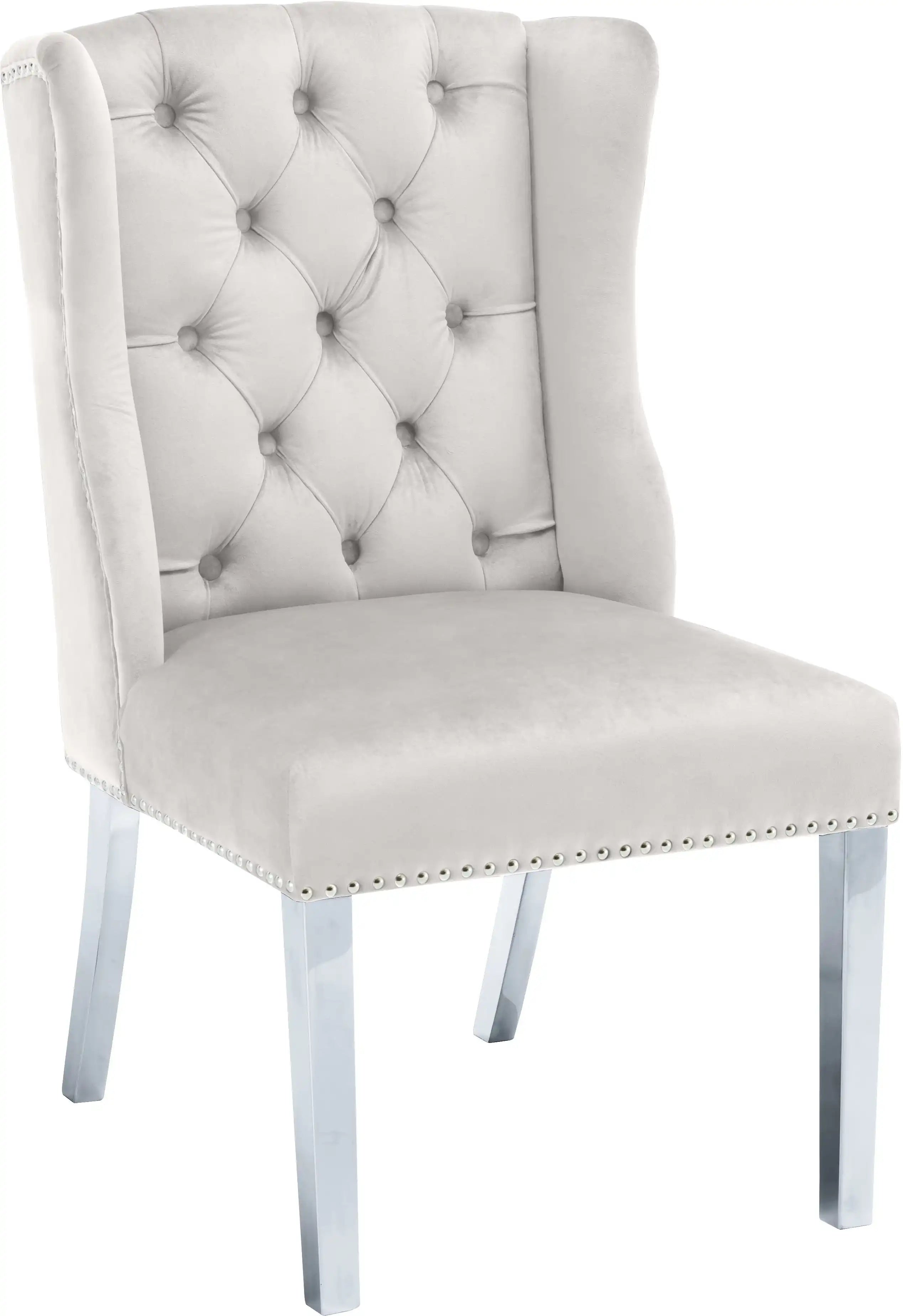 Suri - Dining Chair with Chrome Legs (Set of 2) - Best Buy Furniture