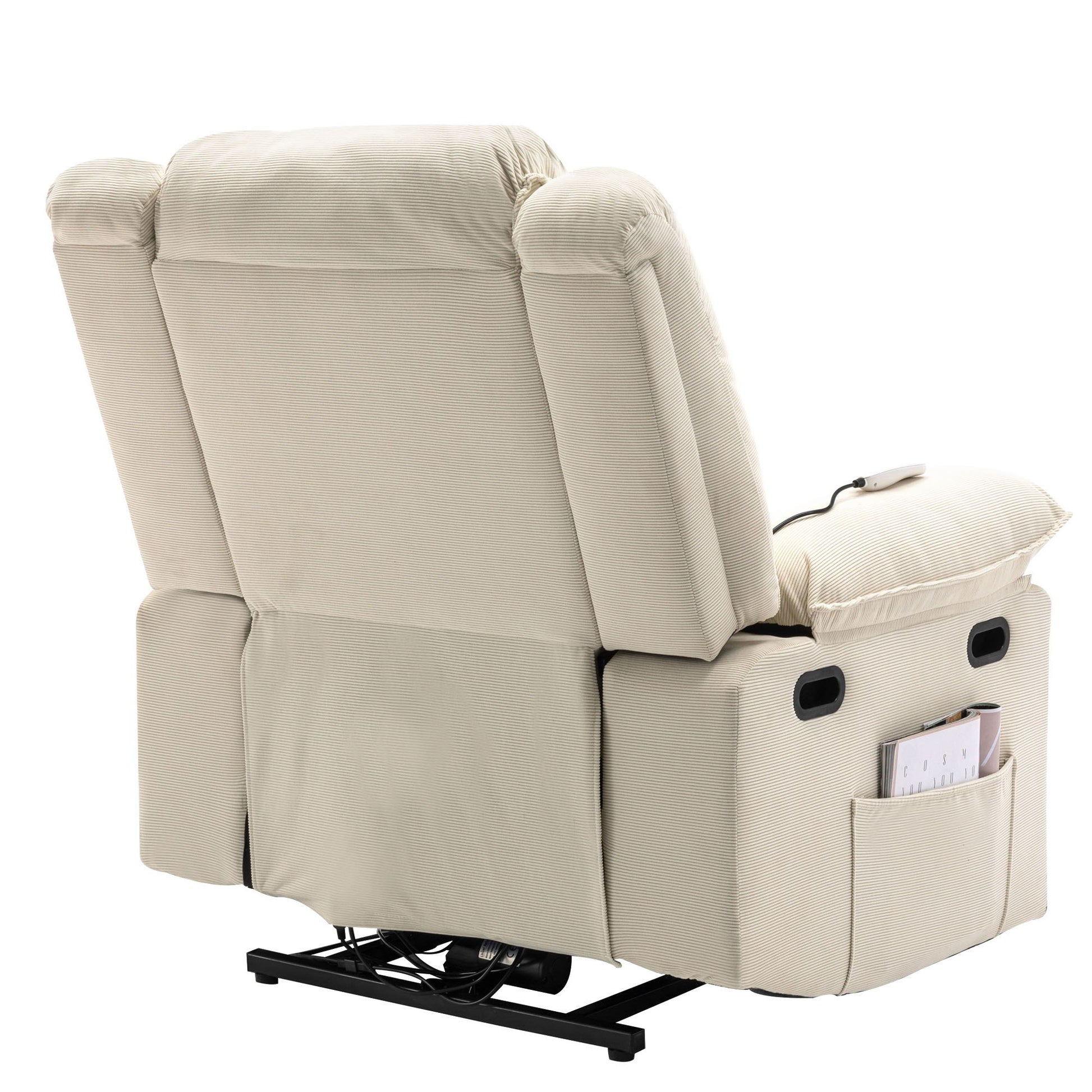 Massage Recliner Power Lift Chair With Adjustable Massage And Heating Function - Best Buy Furniture