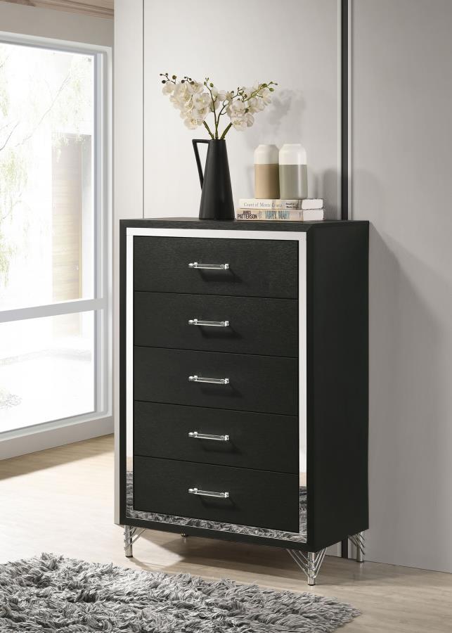 Lucia - 5-Drawer Bedroom Chest - Best Buy Furniture