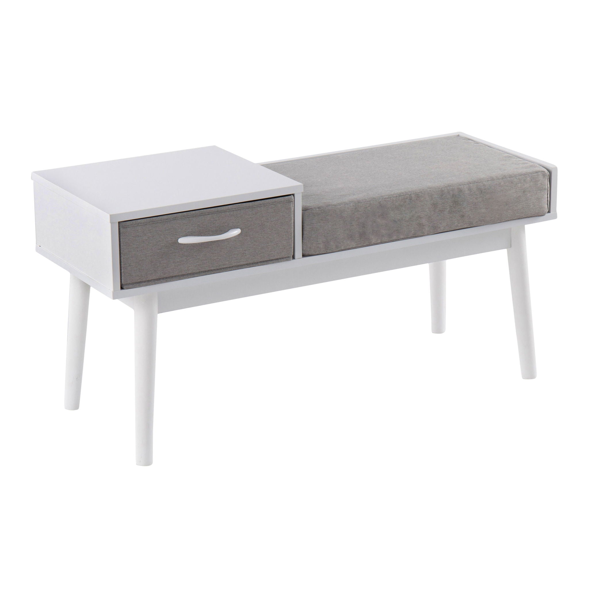 Telephone Contemporary Bench With Pull Out Drawer - Best Buy Furniture
