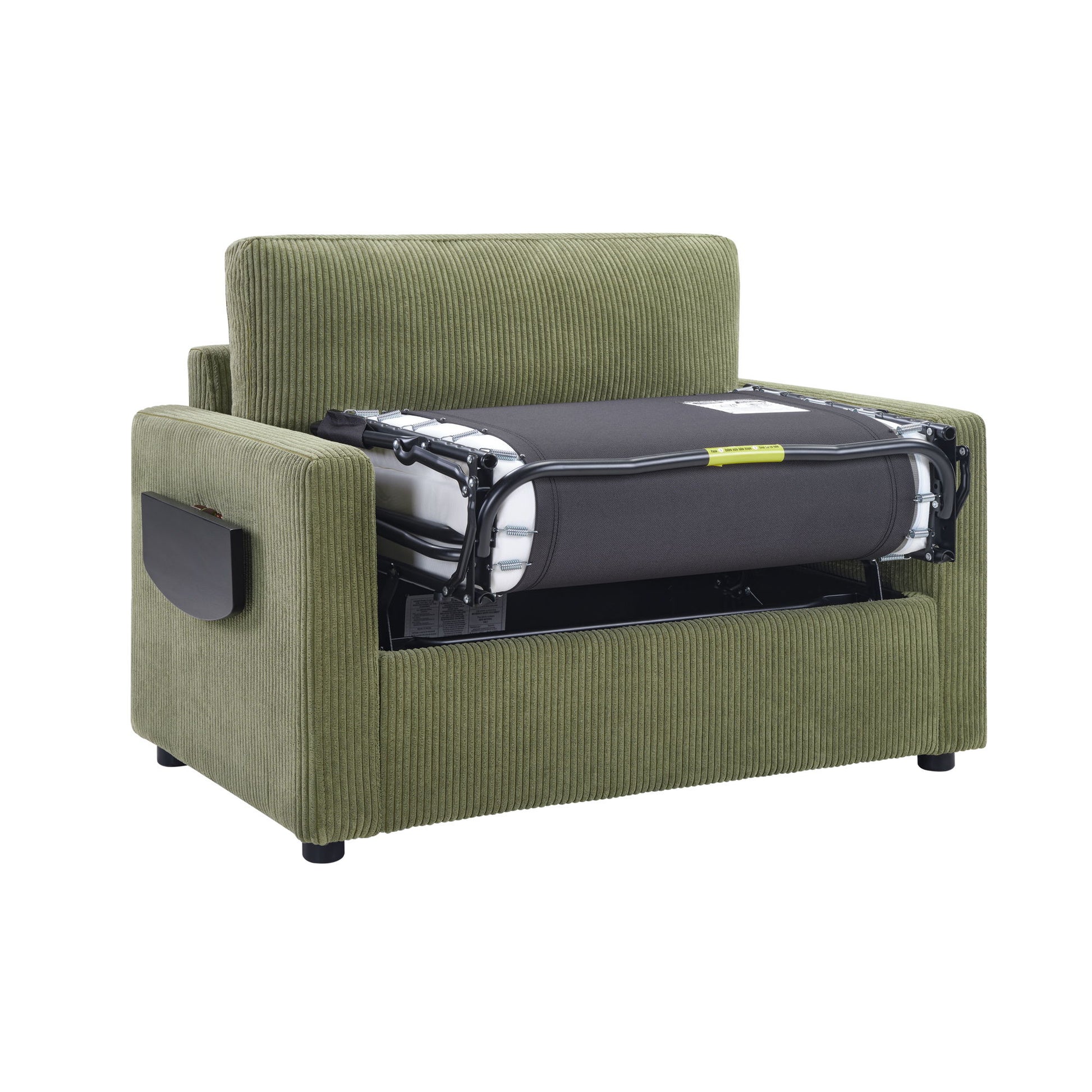 Sleeper Sofa With Foldable Mattress, USB Ports, Side Table & Storage Pocket - Best Buy Furniture