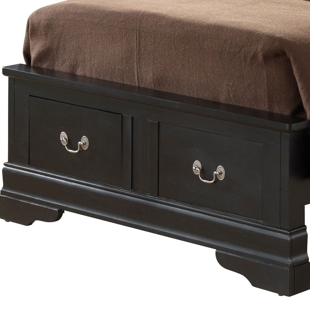Louis Phillipe - Storage Bed - Best Buy Furniture