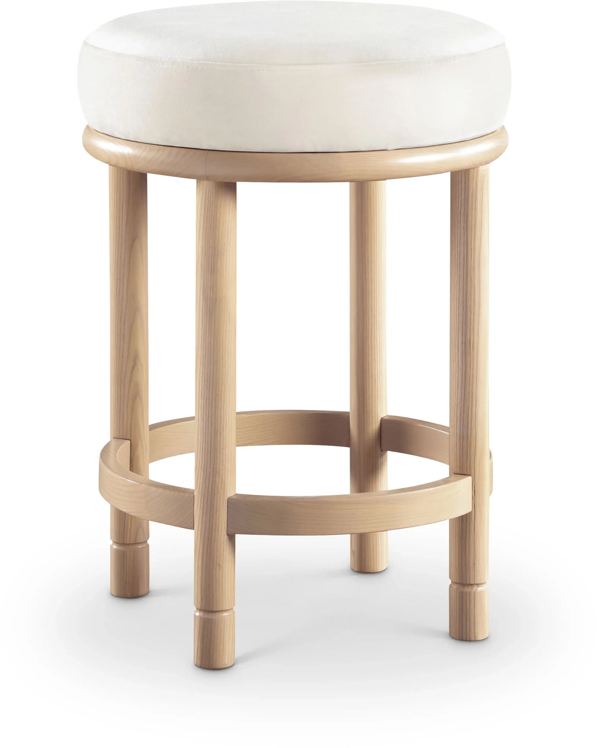 Monette - Counter Stool With Natural Base - Best Buy Furniture