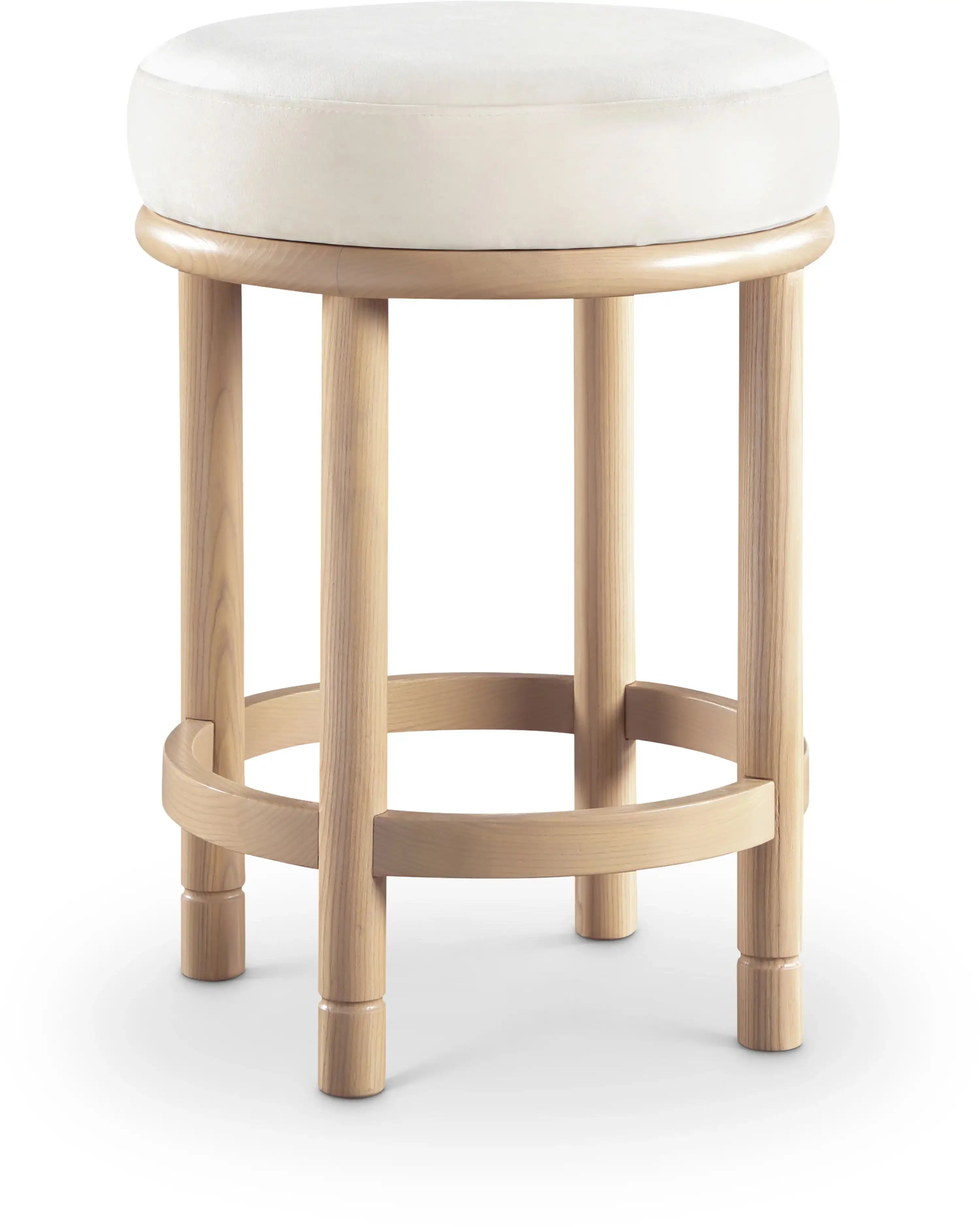Monette - Counter Stool With Natural Base - Best Buy Furniture