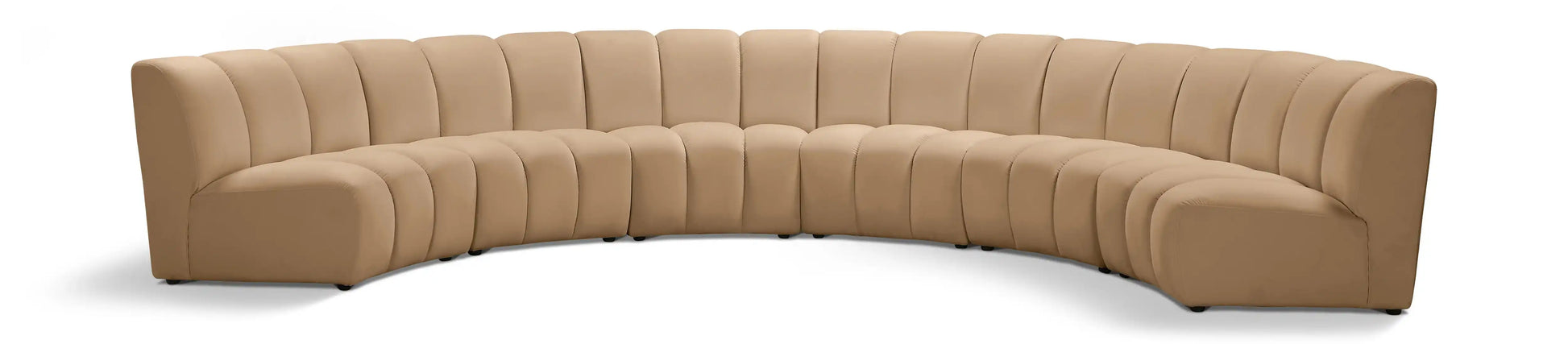 Infinity - 6 Piece Modular Sectional - Camel - Best Buy Furniture