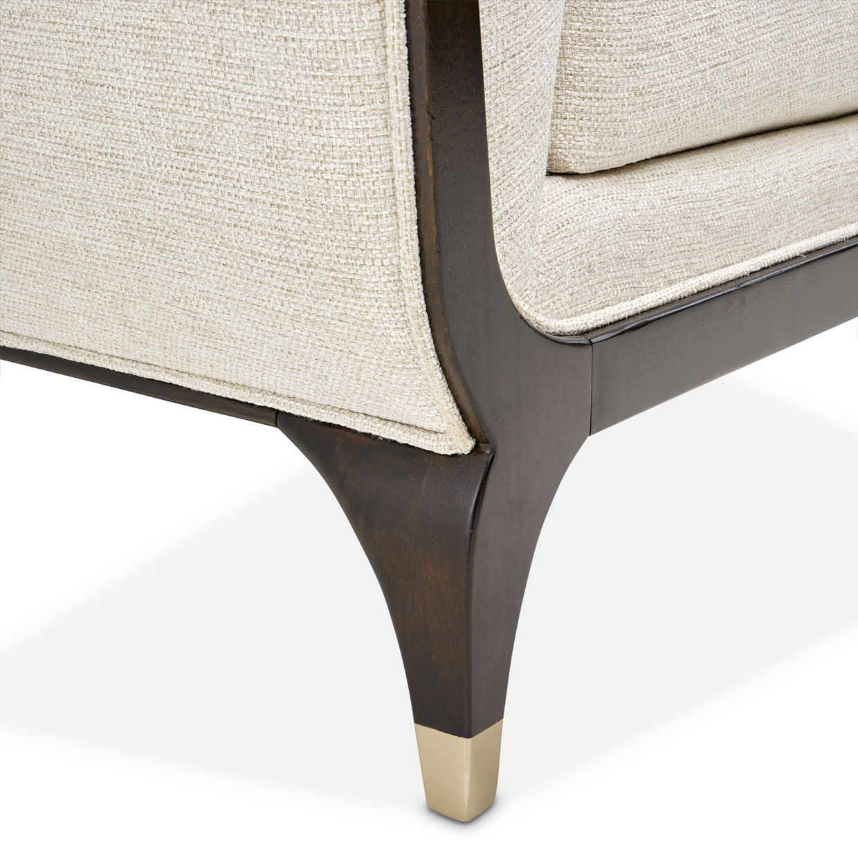 Paris Chic - Loveseat - Cremini / Espresso - Best Buy Furniture